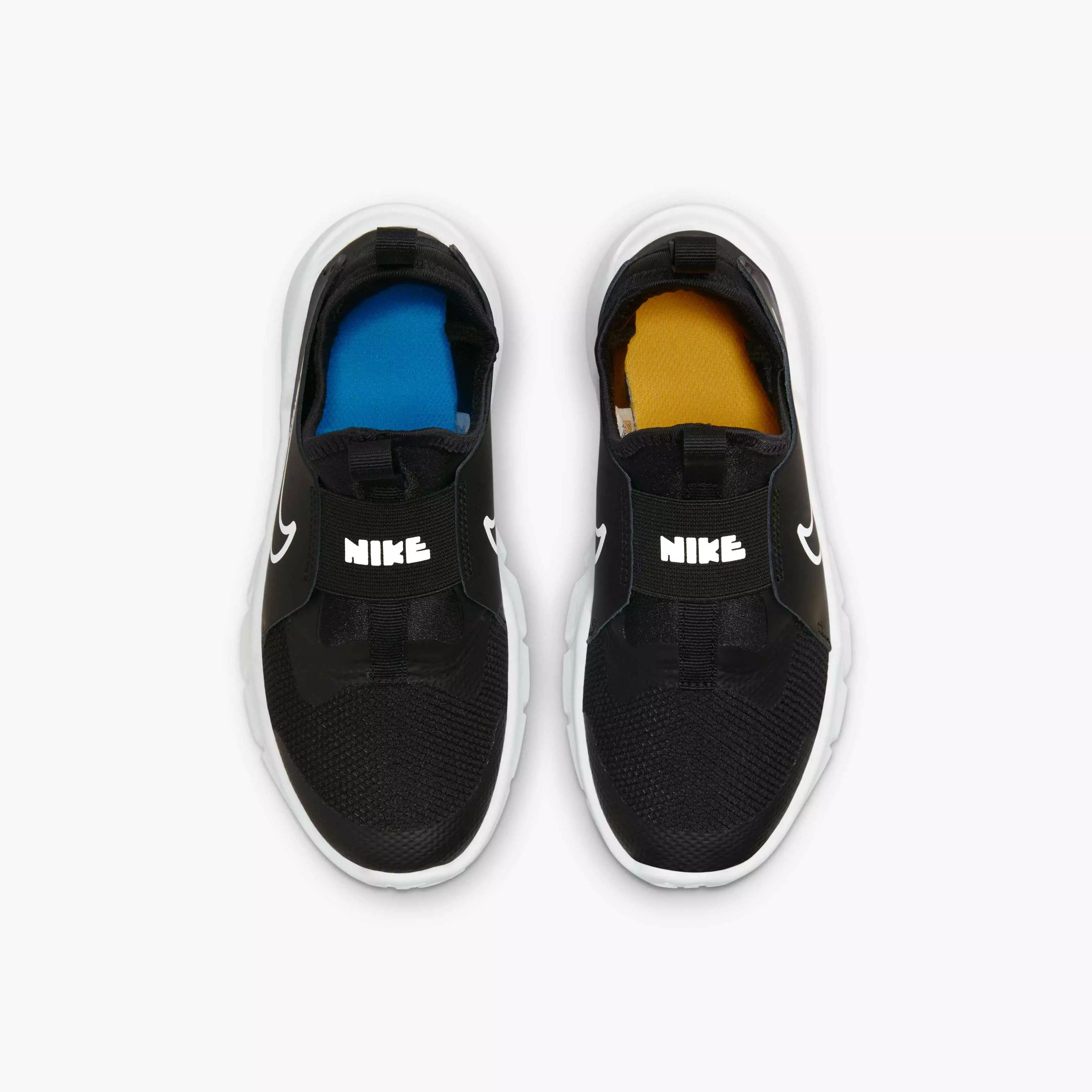 Nike Flex Runner 2 "Black/Photo Blue/University Gold/White" Preschool Kids' Shoe - BLACK/WHITE