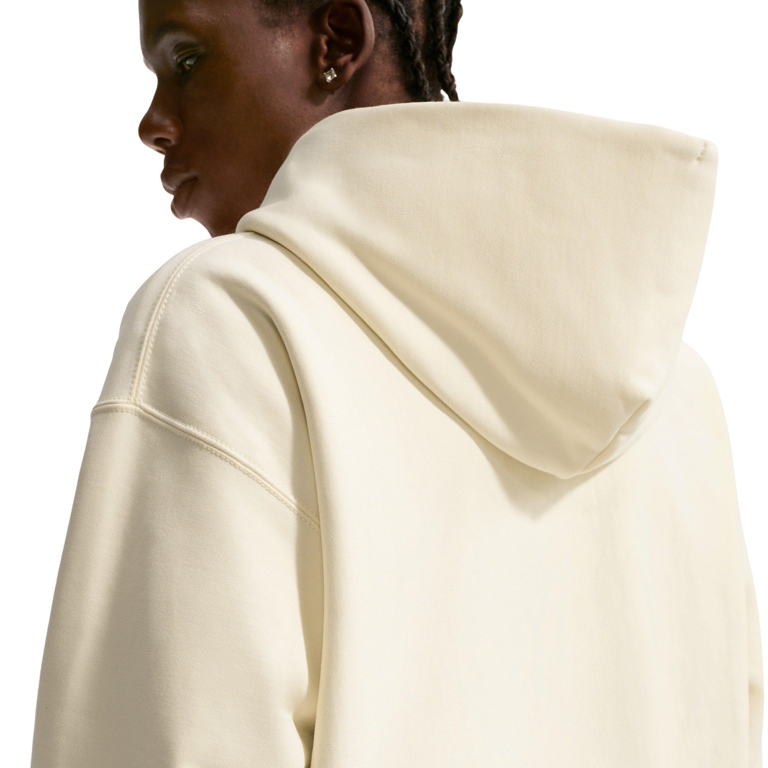 Nike Men's Solo Swoosh Full-Zip Fleece Jacket - Coconut Milk - COCONUT MILK Thumbnail View 2