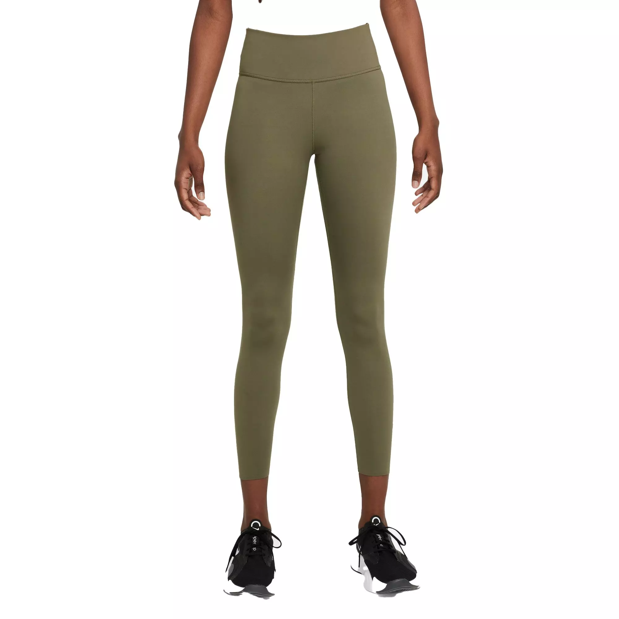 Nike Women's Mid-Rise 7/8 One Luxe Leggings - BROWN
