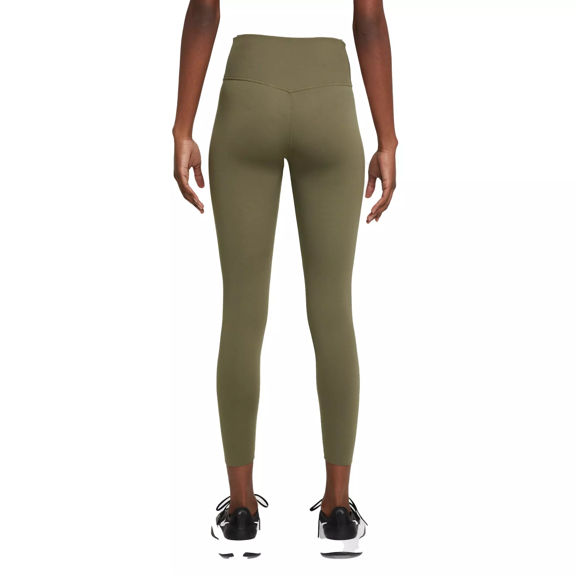 Nike Women's Mid-Rise 7/8 One Luxe Leggings - BROWN