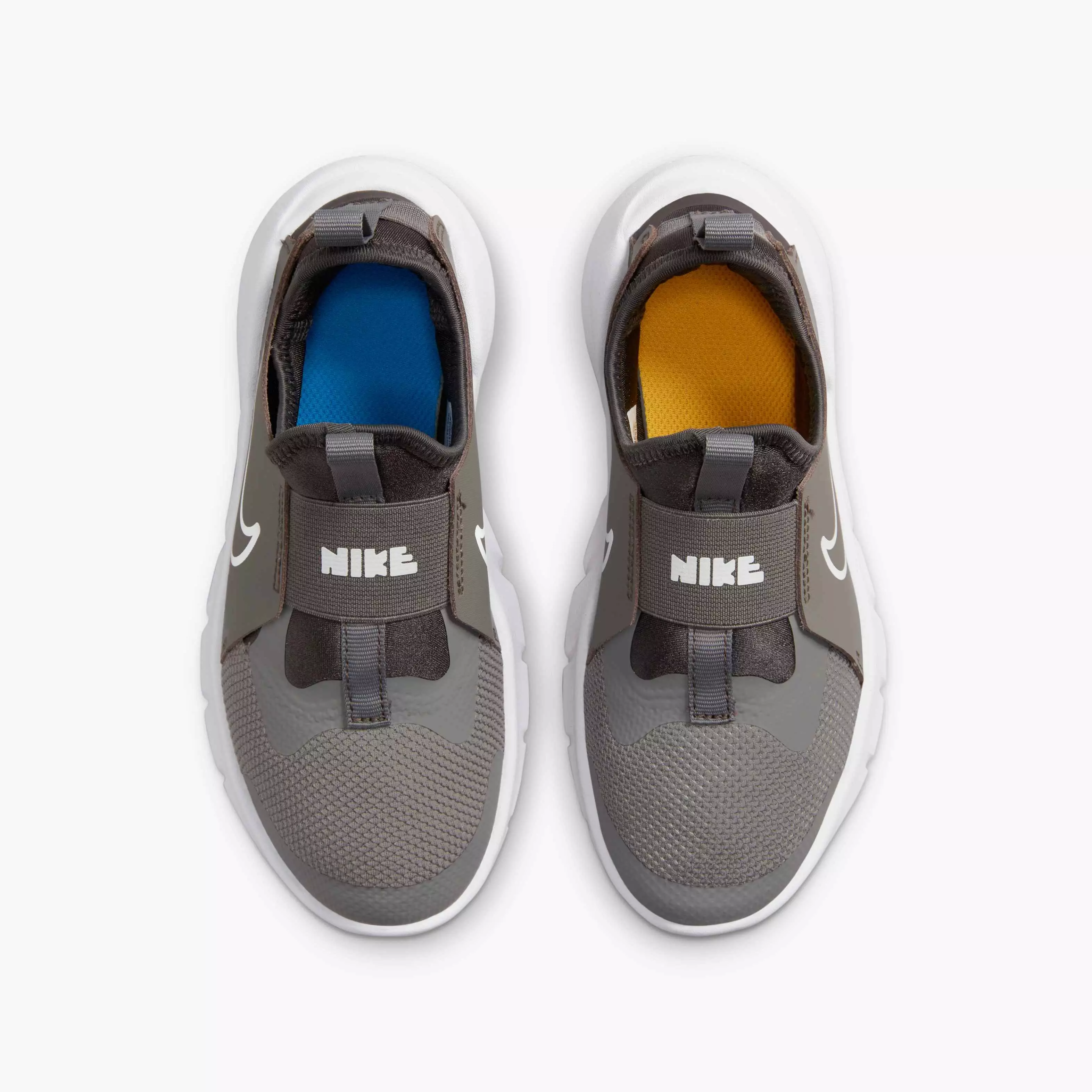 Nike Flex Runner 2 "Flat Pewter/Medium Ash/Photo Blue/White" Preschool Kids' Shoe - GREY/WHITE