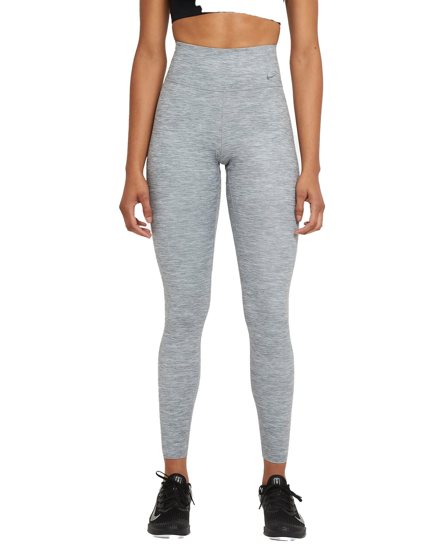 Nike Women's One Luxe Dri-fit Heathered Leggings Gray XS for sale online