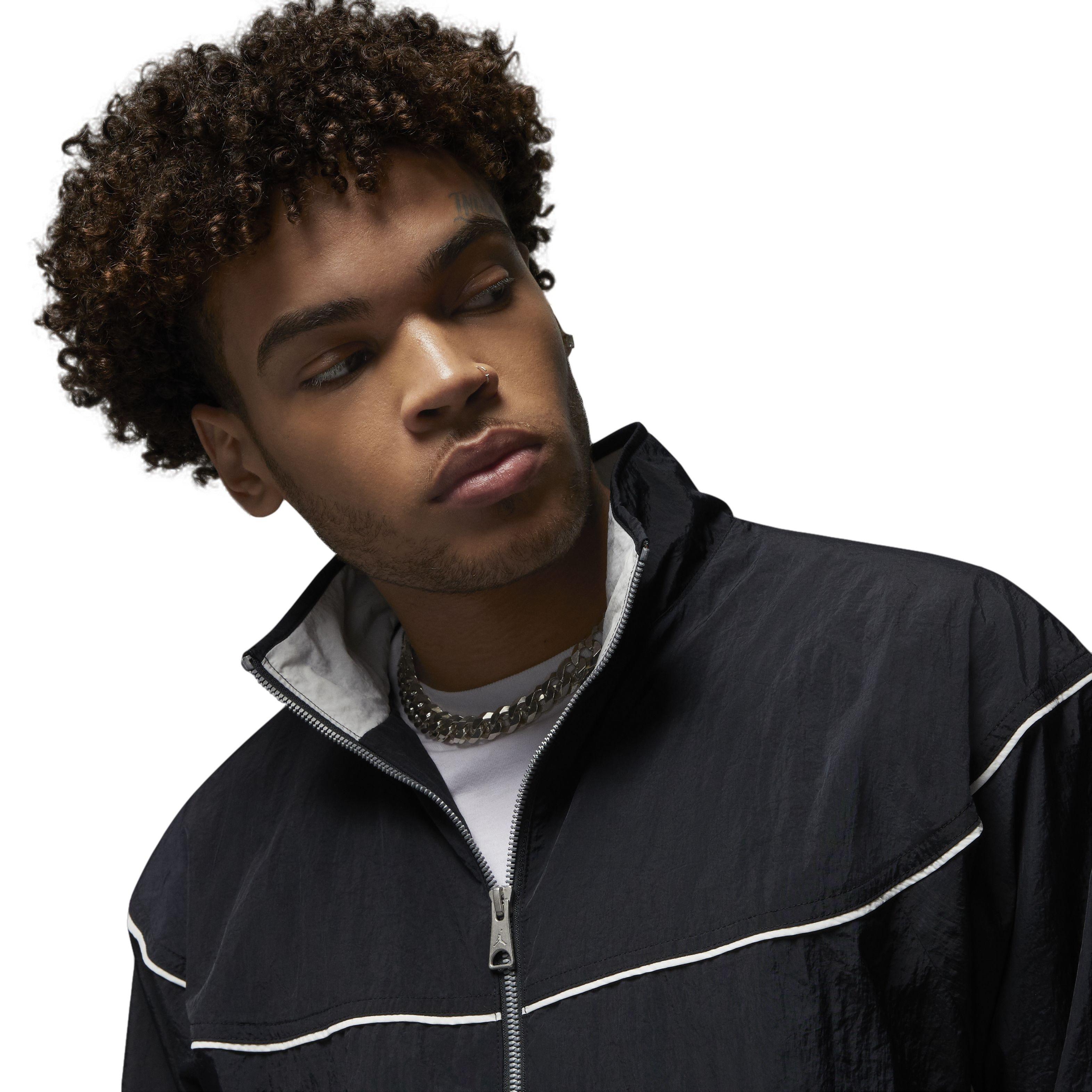 Jordan Men's Essential Statement Warm-Up Jacket-Black - BLACK Thumbnail View 3