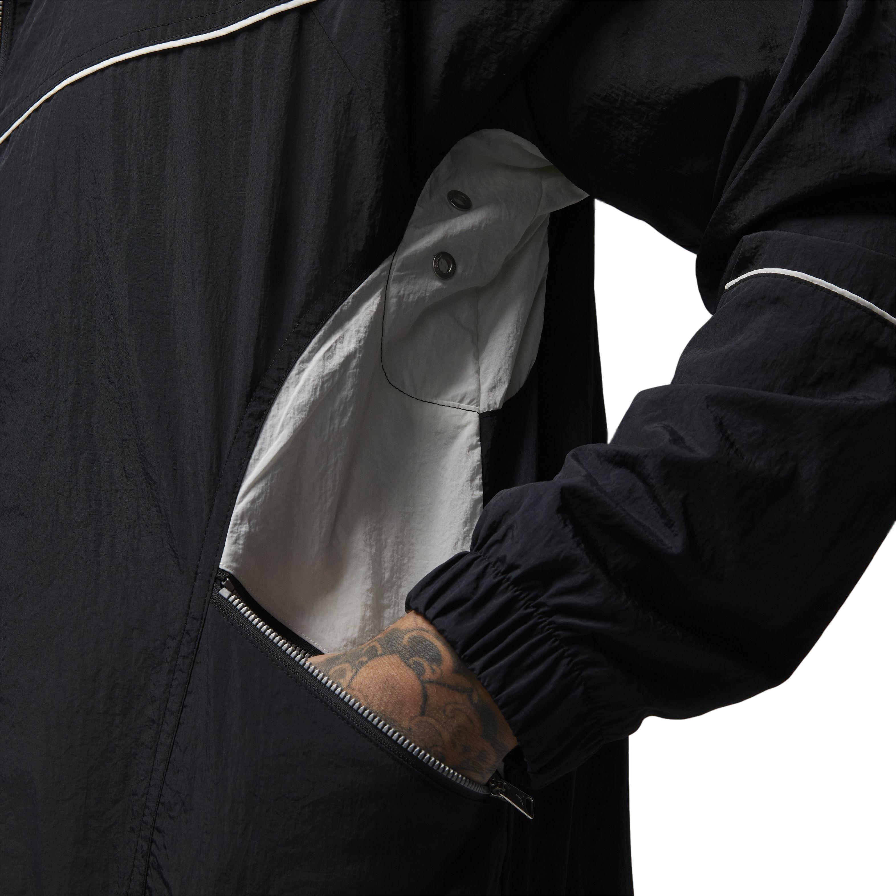 Jordan Men's Essential Statement Warm-Up Jacket-Black - BLACK Thumbnail View 6