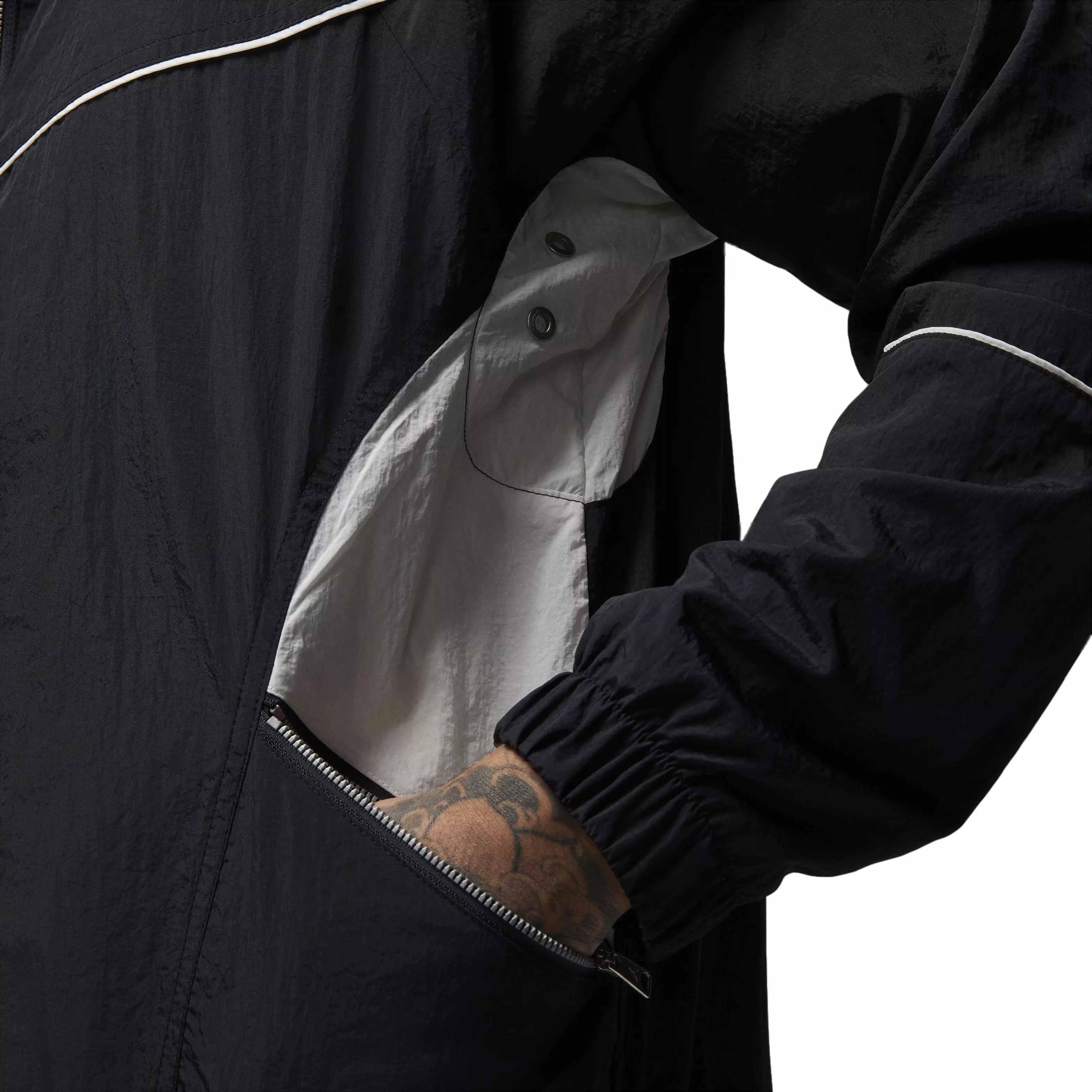 Jordan Men's Essential Statement Warm-Up Jacket-Black - BLACK