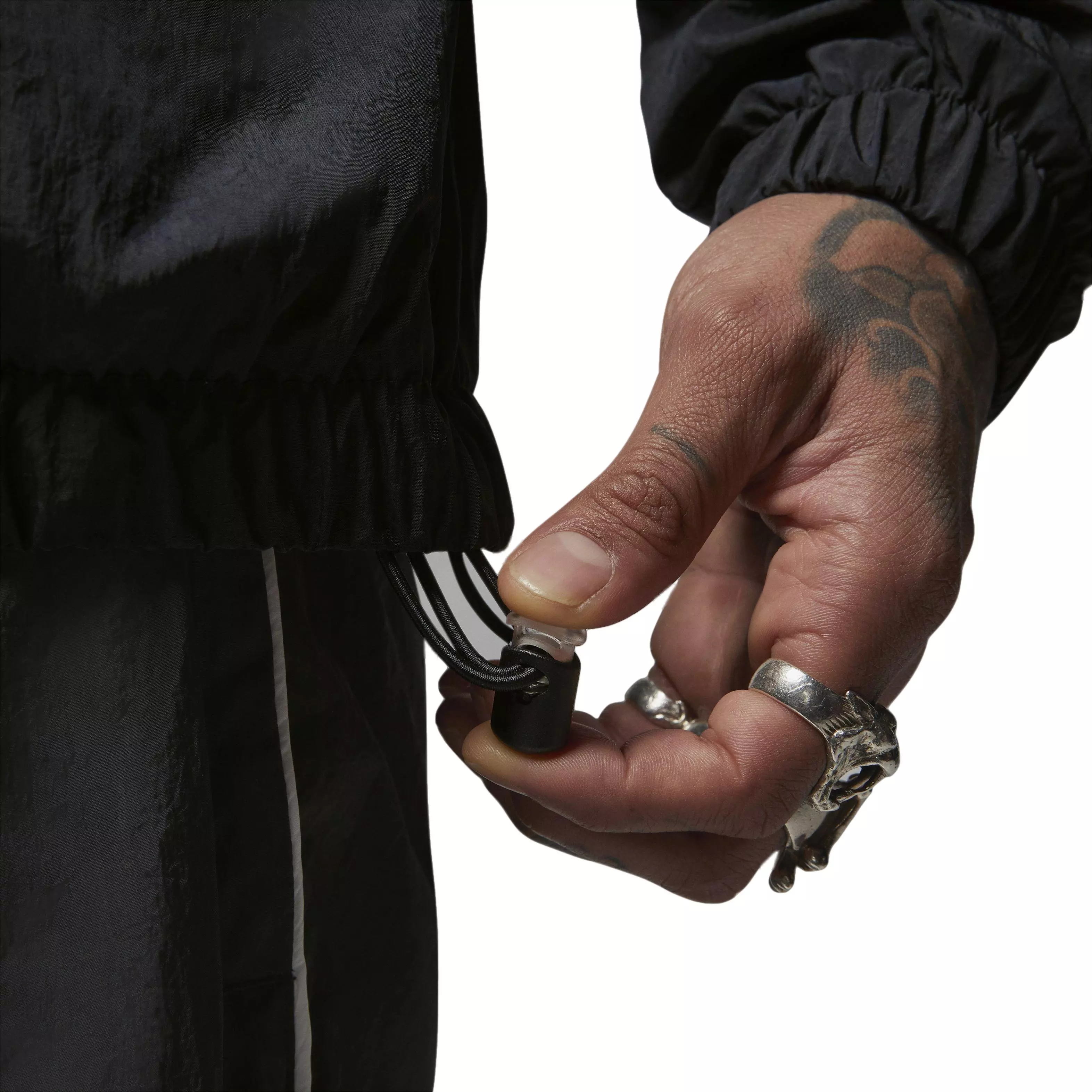 Jordan Men's Essential Statement Warm-Up Jacket-Black - BLACK