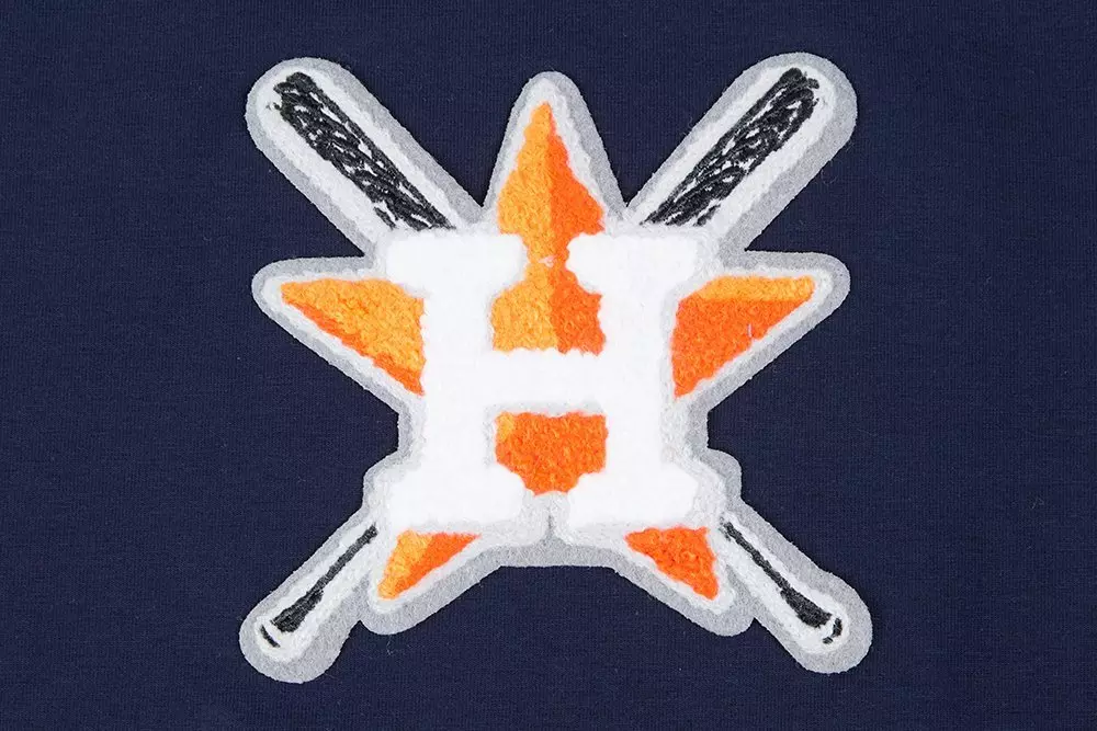 Pro Standard Women's MLB Houston Astros Mashup Boxy Tee - Navy - NAVY
