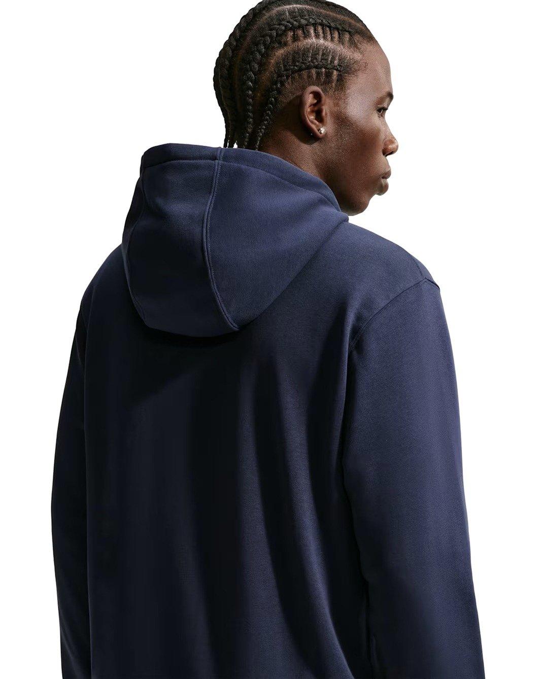 Nike Men's Sportswear Club French Terry Full-Zip Jacket - BLUE Thumbnail View 2