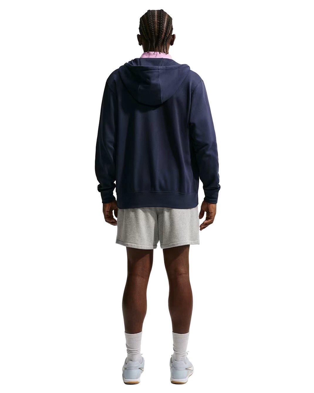 Nike Men's Sportswear Club French Terry Full-Zip Jacket - BLUE Thumbnail View 5