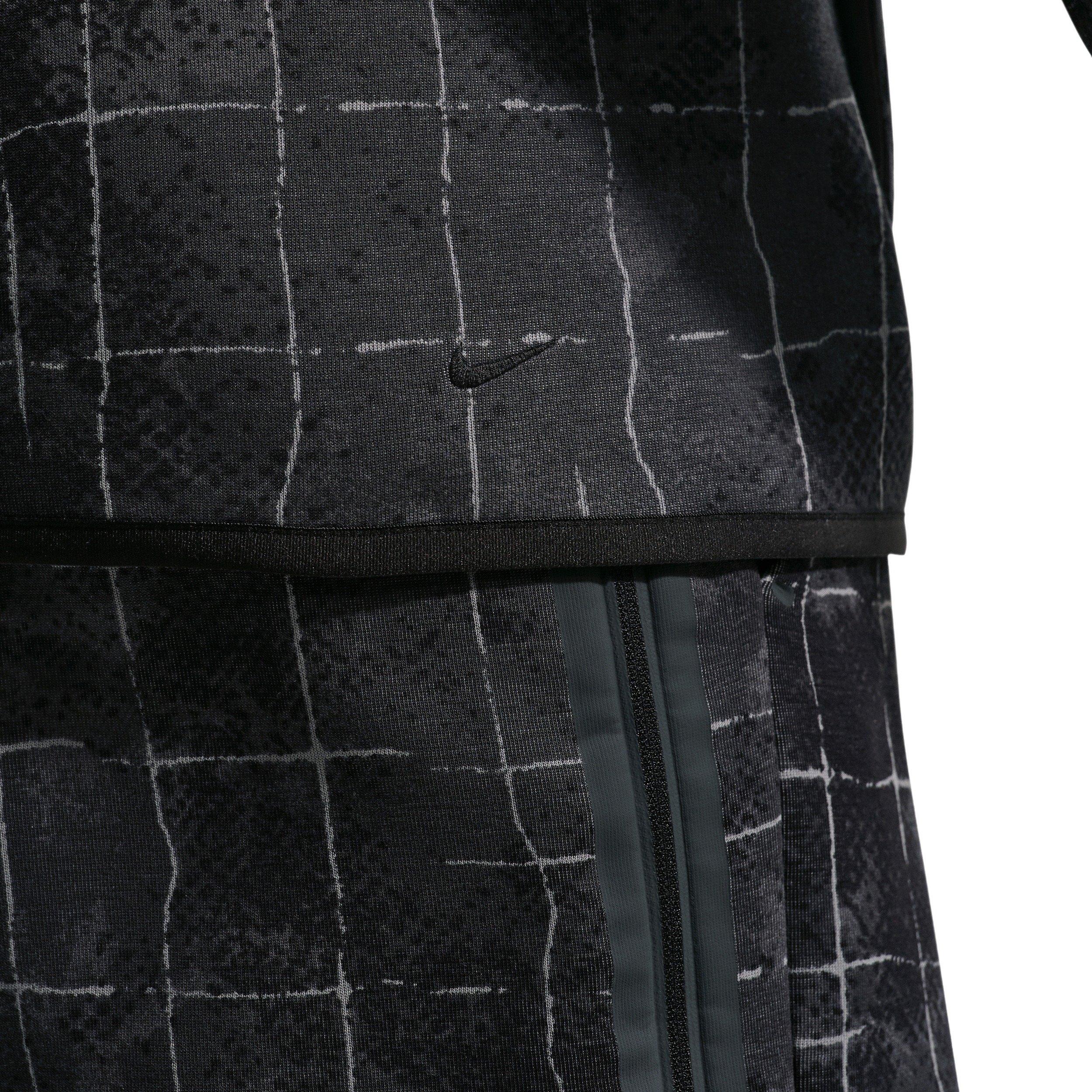 Nike Men's Tech Windrunner Fleece Full-Zip Jacket - Grey - GREY Thumbnail View 6