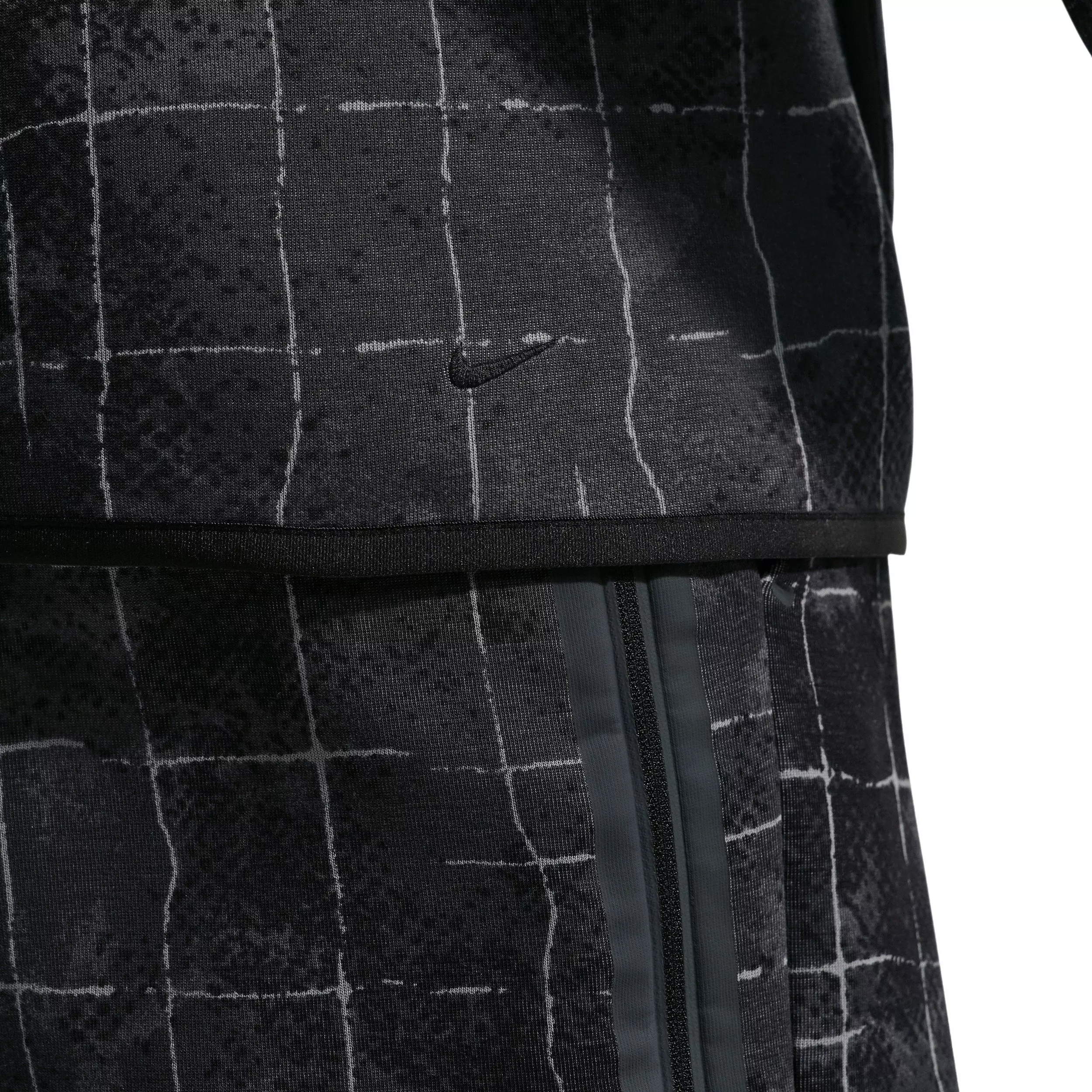 Nike Men's Tech Windrunner Fleece Full-Zip Jacket - Grey - GREY