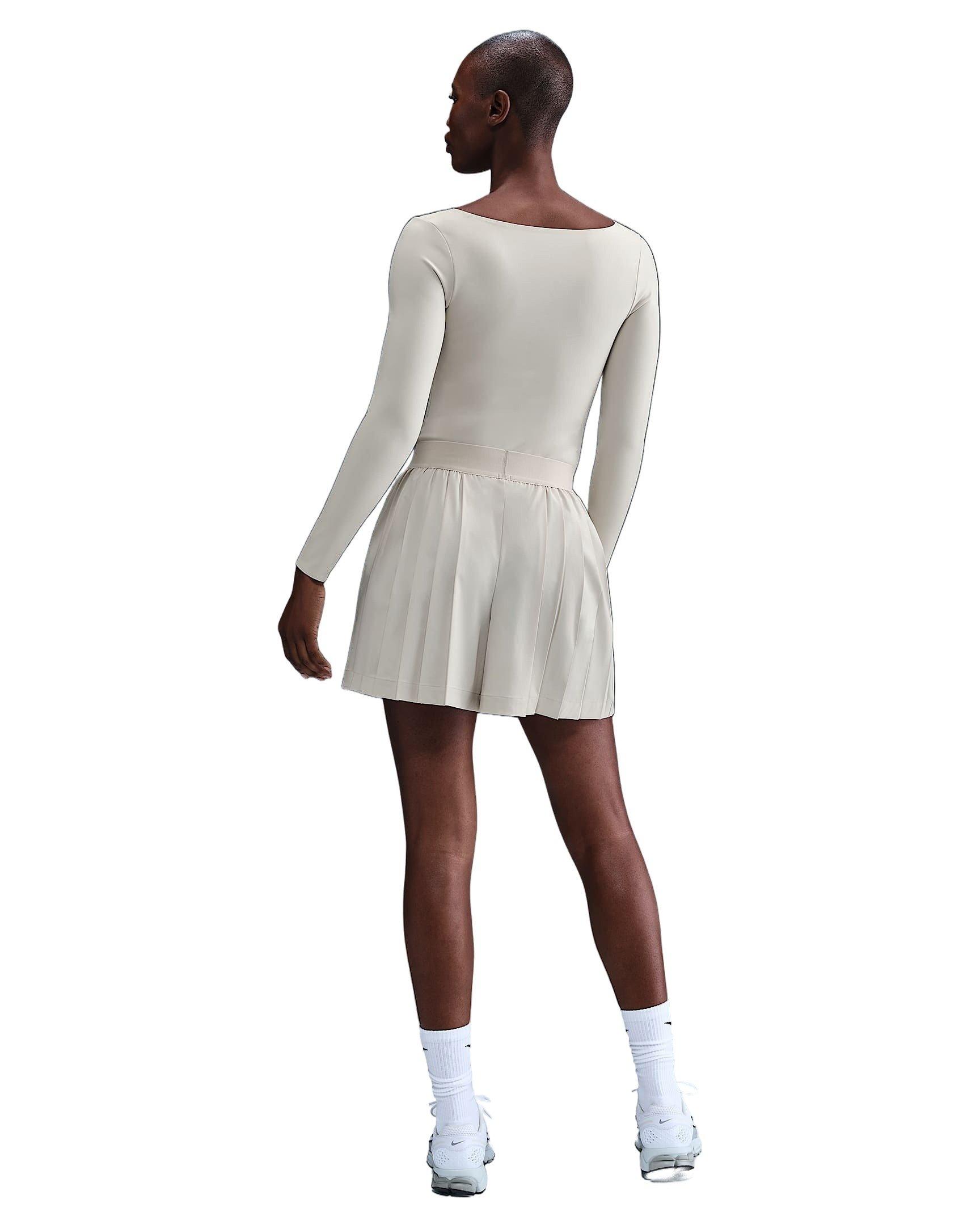 Nike Women's 24.7 PerfectStretch Dri-FIT High-Waisted Loose Pleated Skort - Brown - BROWN Thumbnail View 5