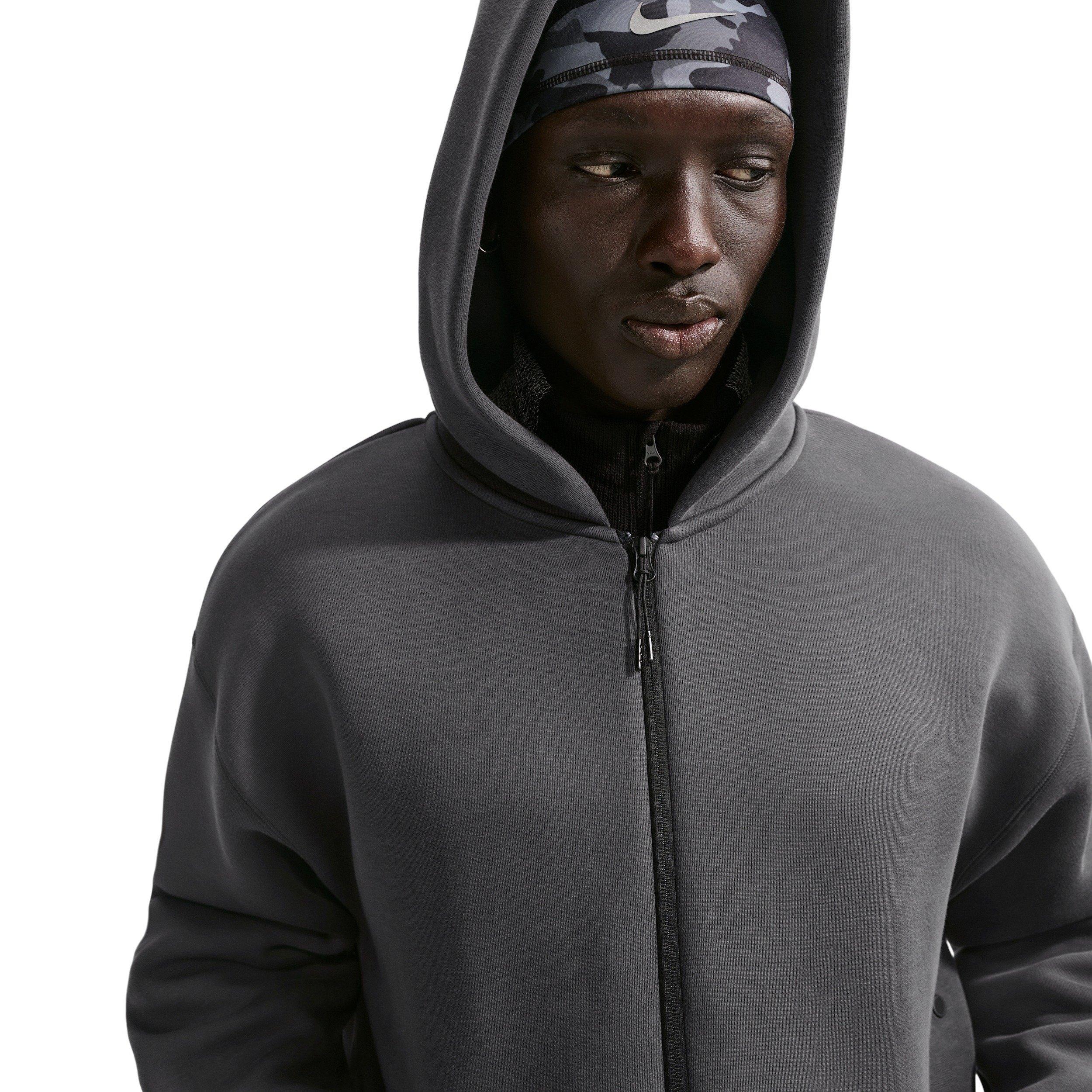 Nike Men's Tech Fleece Ergo Full-Zip Jacket - GREY Thumbnail View 3