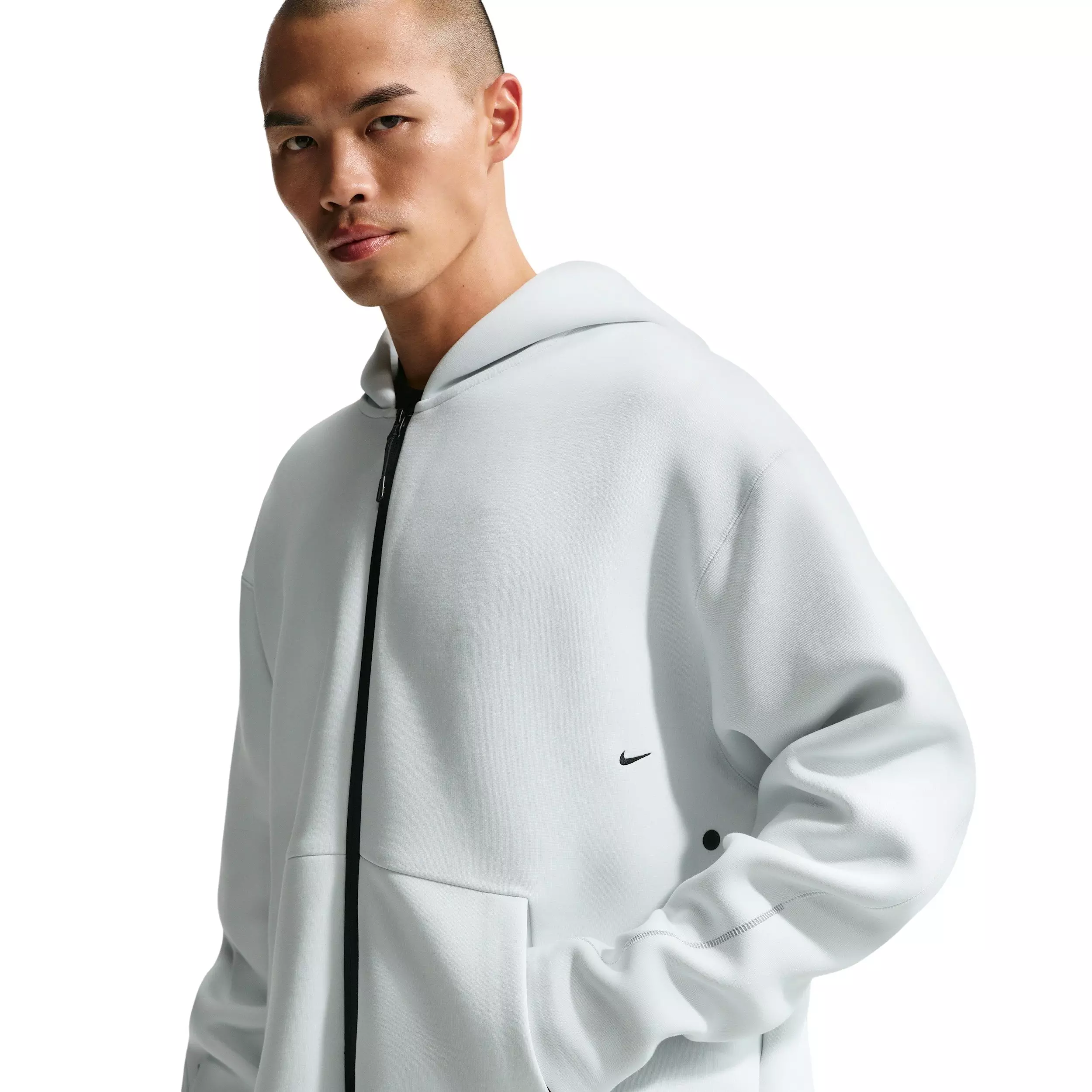 Nike Men's Tech Fleece Ergo Full-Zip Jacket - WHITE