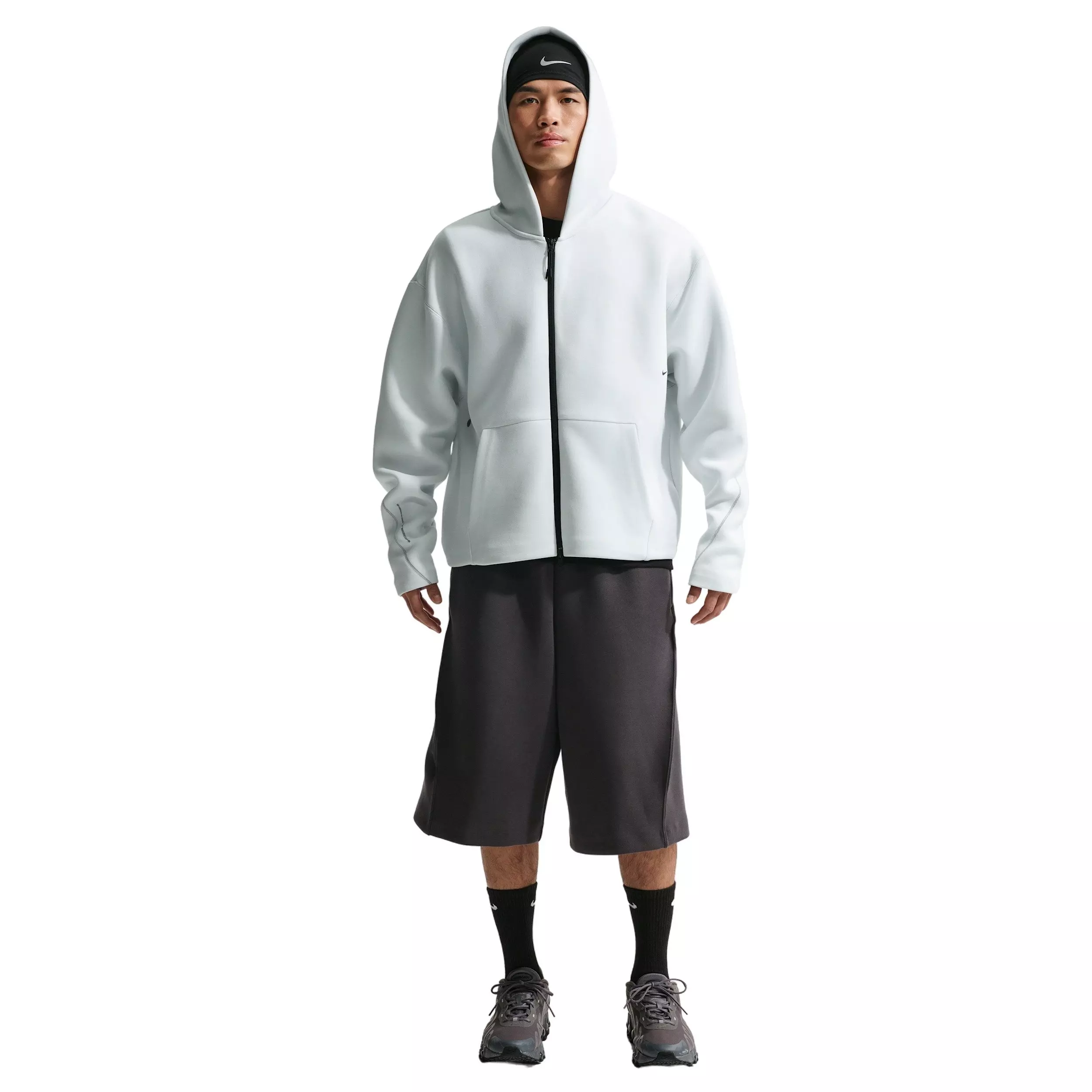Nike Men's Tech Fleece Ergo Full-Zip Jacket - WHITE