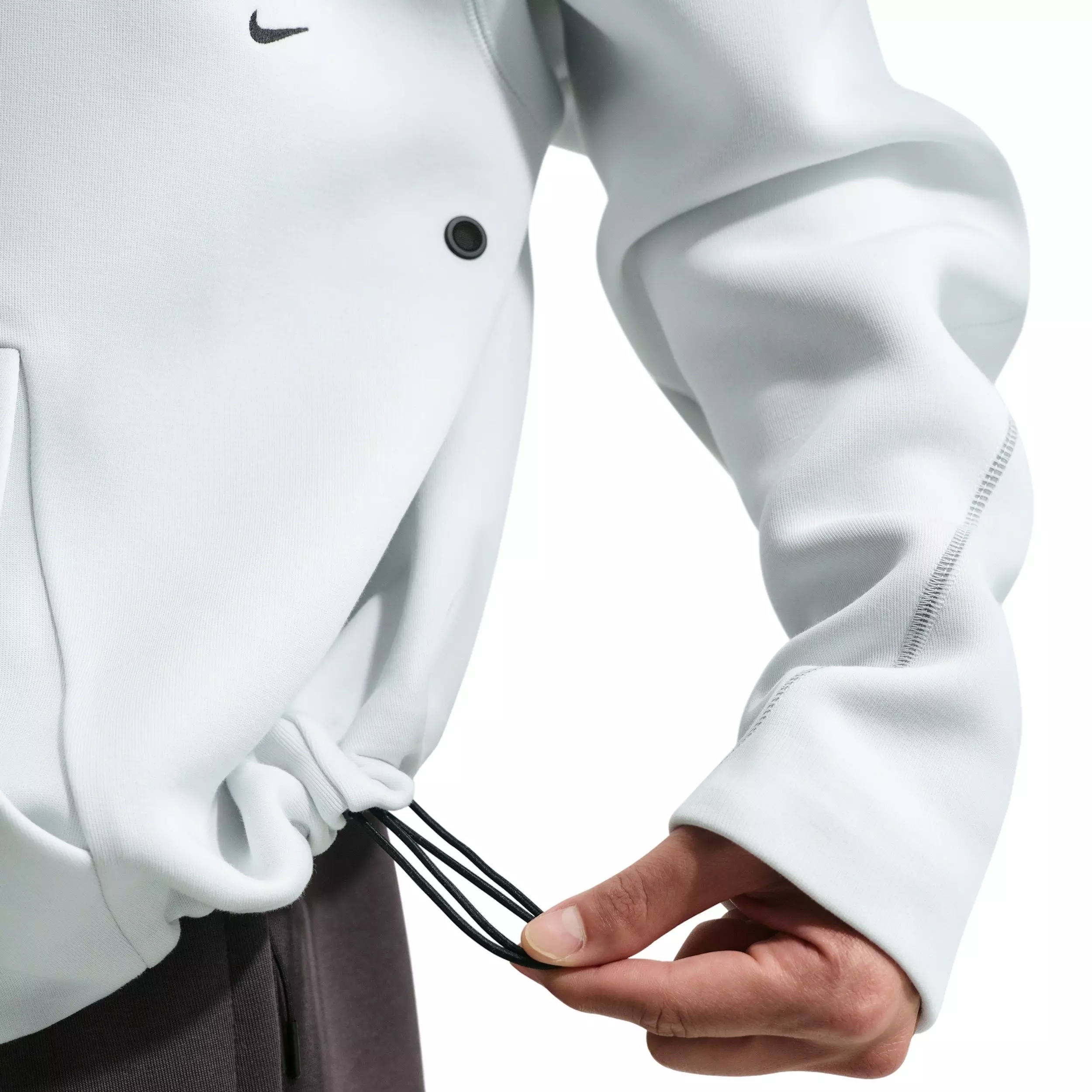 Nike Men's Tech Fleece Ergo Full-Zip Jacket - WHITE