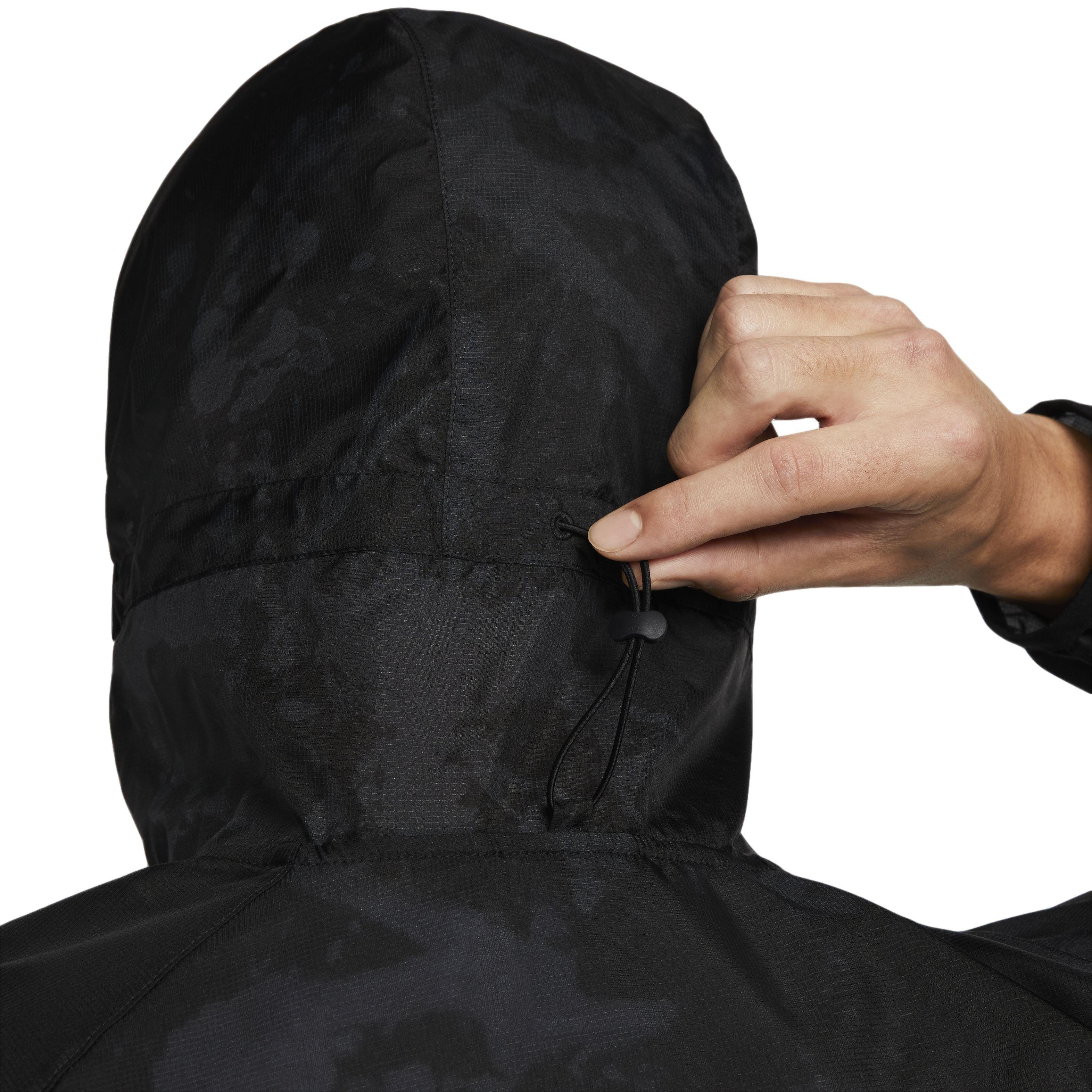 Nike Men's Repel Run Division Running Jacket-Black - BLACK Thumbnail View 7