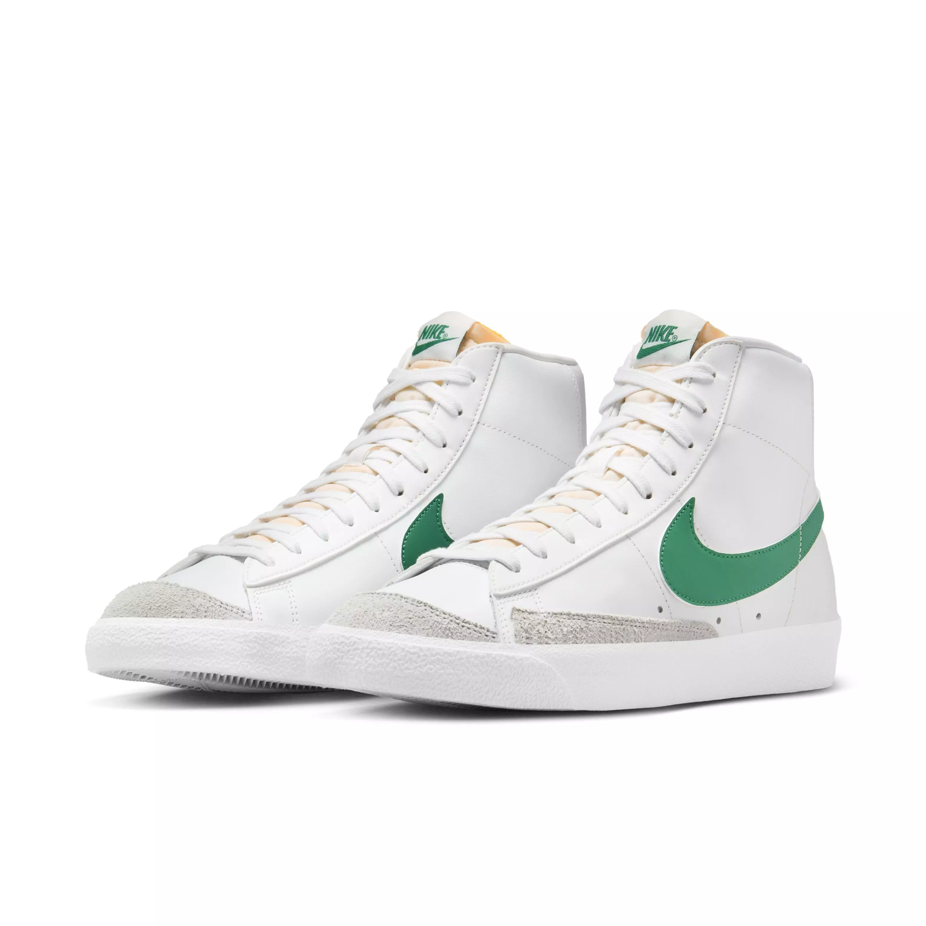 Nike Blazer Mid '77 Vintage "Summit White/Photon Dust/White/Malachite" Men's Shoe - WHITE/DUST/WHITE/MALACHITE