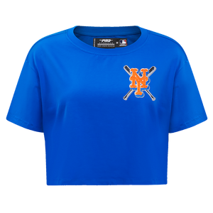 Pro Standard Women's MLB New York Mets Mashup Boxy Tee -Royal