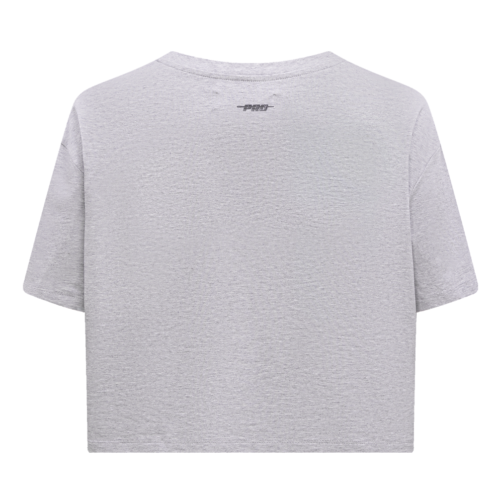 Pro Standard Women's MLB New York Yankees Mashup Boxy Tee - Grey - GREY Thumbnail View 2