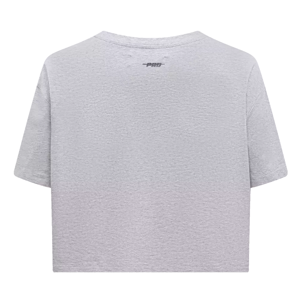 Pro Standard Women's MLB New York Yankees Mashup Boxy Tee -Grey - GREY