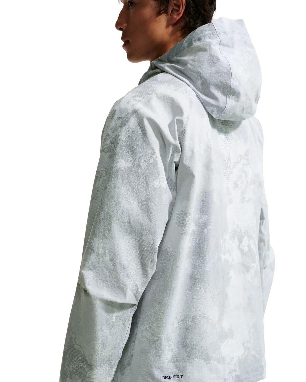 Nike Men's Tech Windrunner Dri-FIT Woven Full-Zip Jacket - Grey - GREY Thumbnail View 2