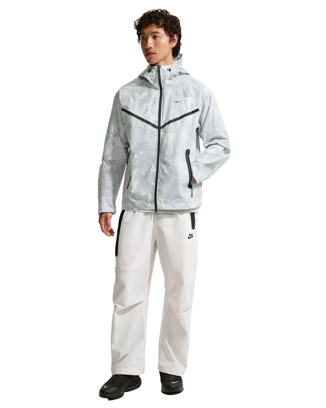 Nike Men's Tech Windrunner Dri-FIT Woven Full-Zip Jacket - Grey - GREY Thumbnail View 6