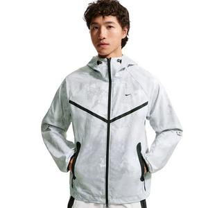 Nike Men's Tech Windrunner Dri-FIT Woven Full-Zip Jacket - Grey