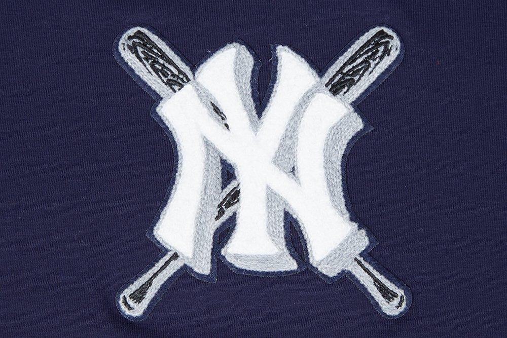 Pro Standard Women's MLB New York Yankees Mashup Boxy Tee -Navy - NAVY Thumbnail View 5