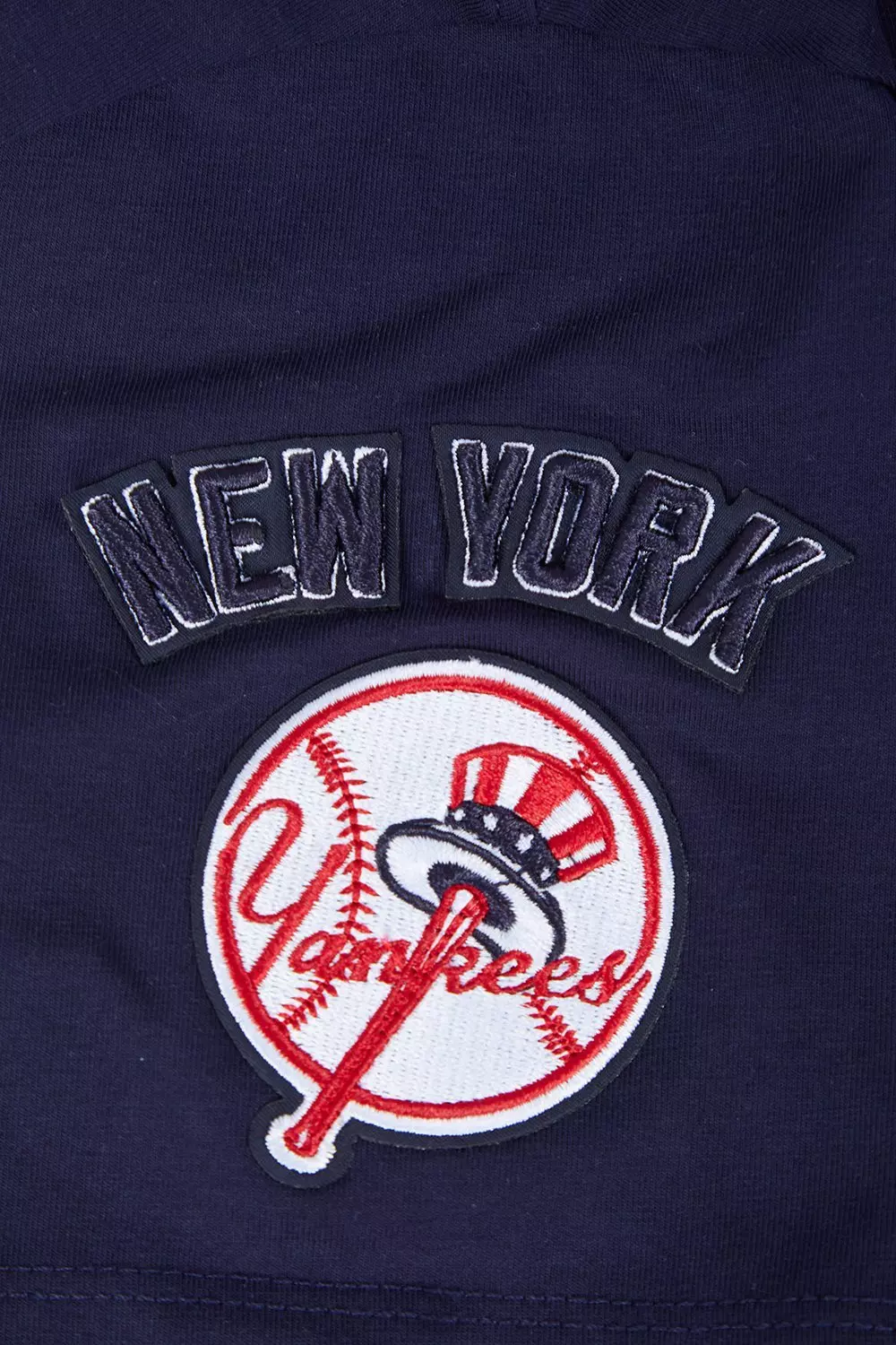 Pro Standard Women's MLB New York Yankees Mashup Boxy Tee -Navy - NAVY