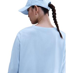 Nike Women's Artist Collection Dri-FIT Cropped Long-Sleeve T-Shirt -Blue