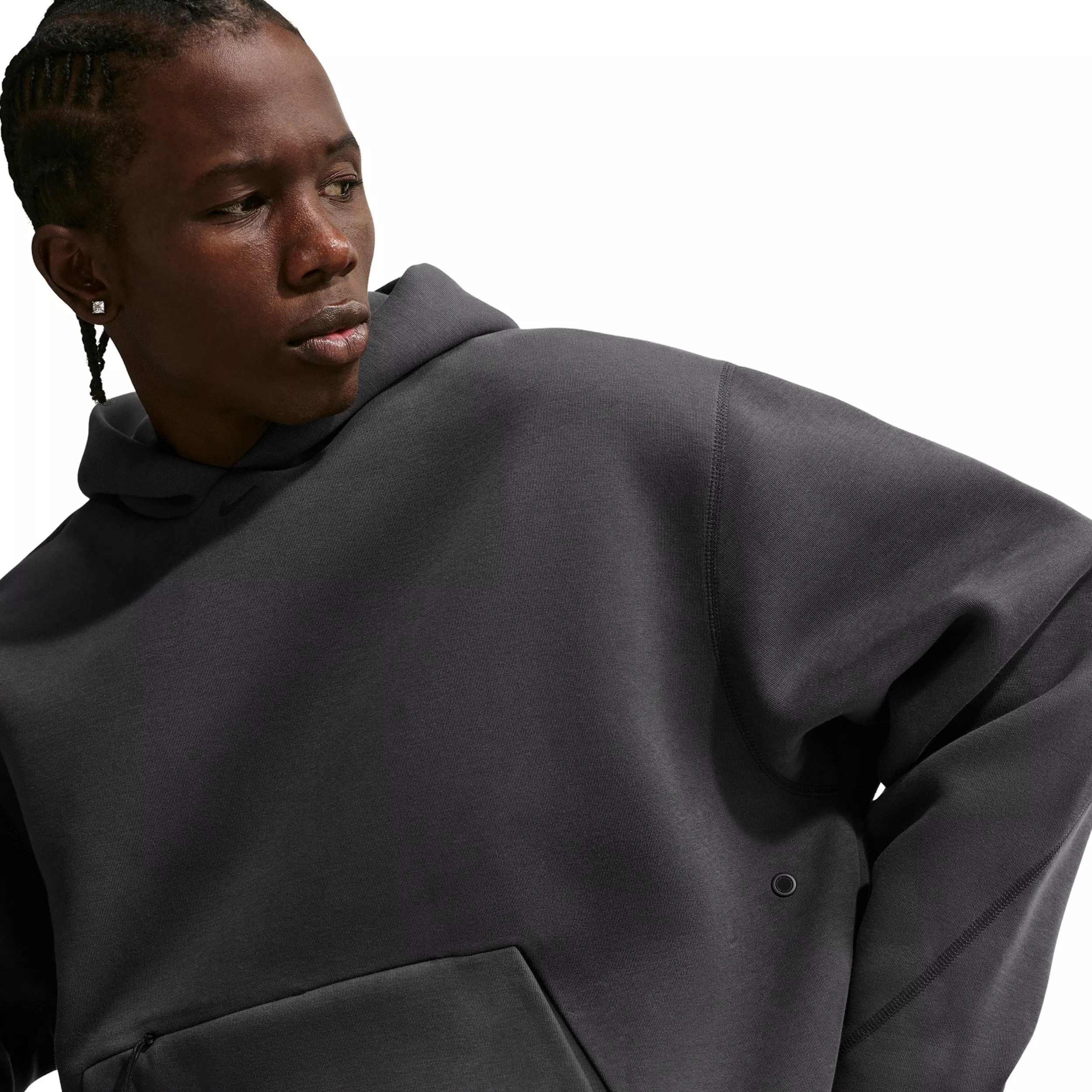 Nike Men's Tech Fleece Ergo Pullover Hoodie - GREY