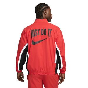 Nike Men's DNA Woven Basketball Jacket-Red