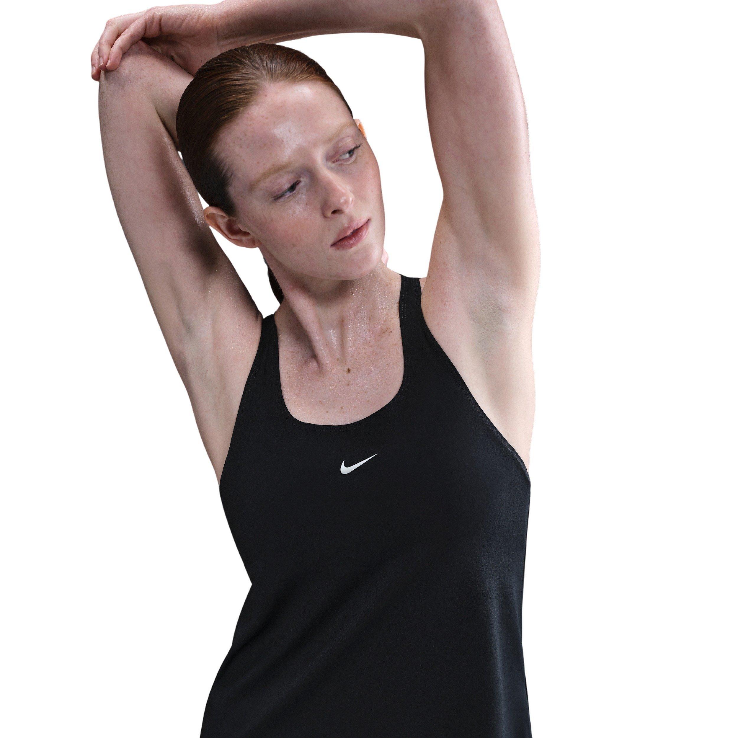 Nike Women's Pro Dri-FIT Tank Top -Black - BLACK Thumbnail View 1