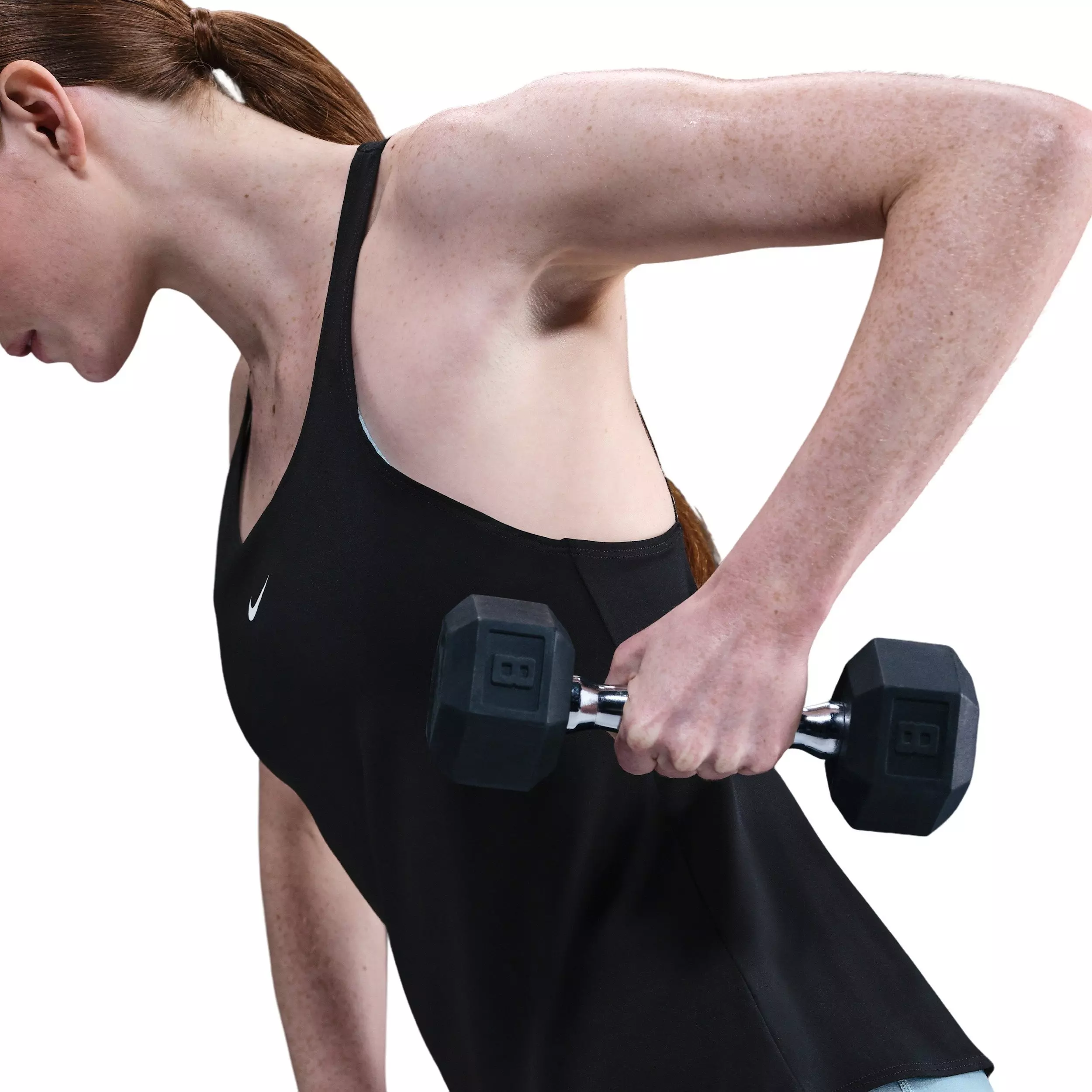 Nike Women's Pro Dri-FIT Tank Top -Black - BLACK