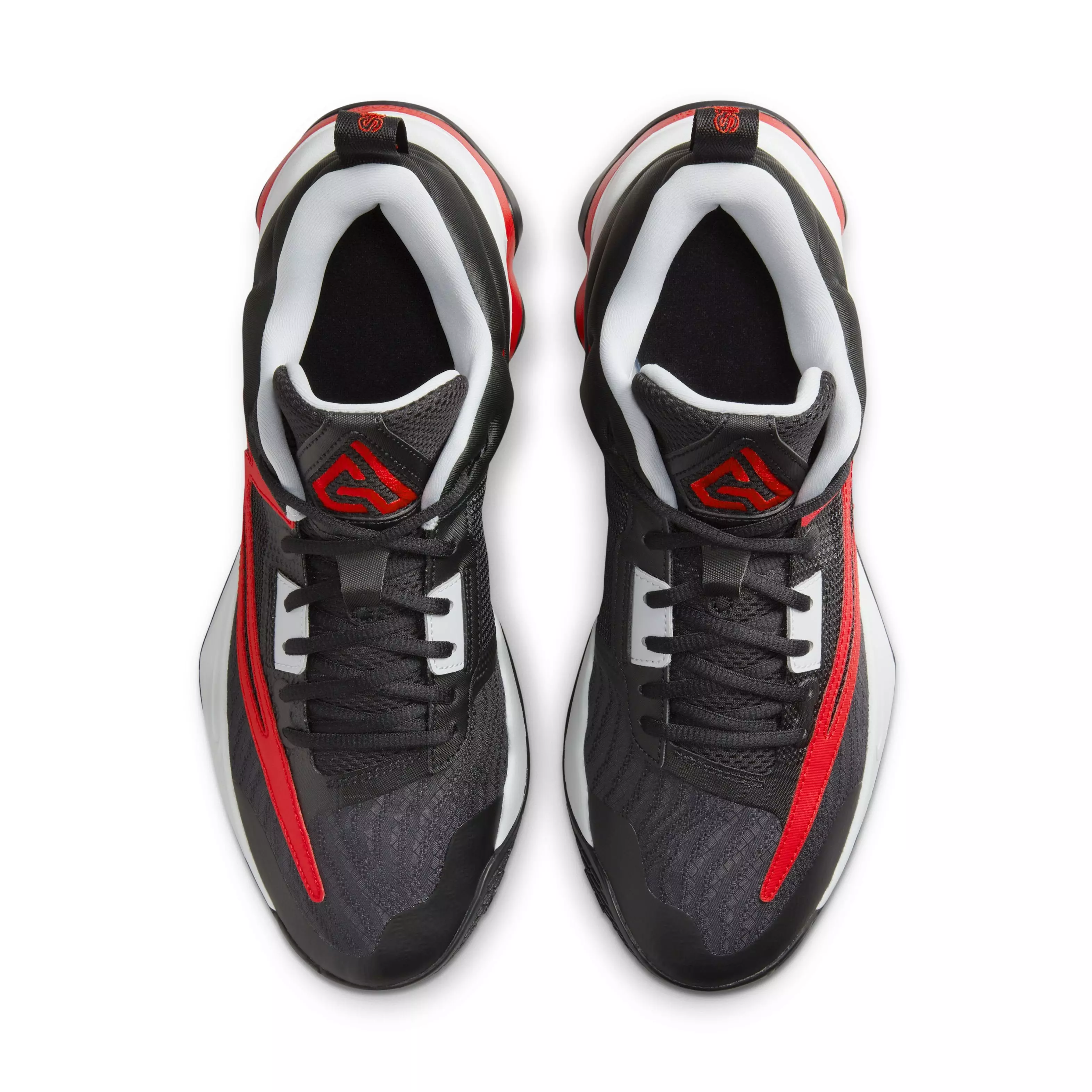 Nike Giannis Immortality 3 "Black/Pure Platinum/Wolf Grey/University Red" Men's Basketball Shoe - BLACK/PLATINUM/GREY/RED