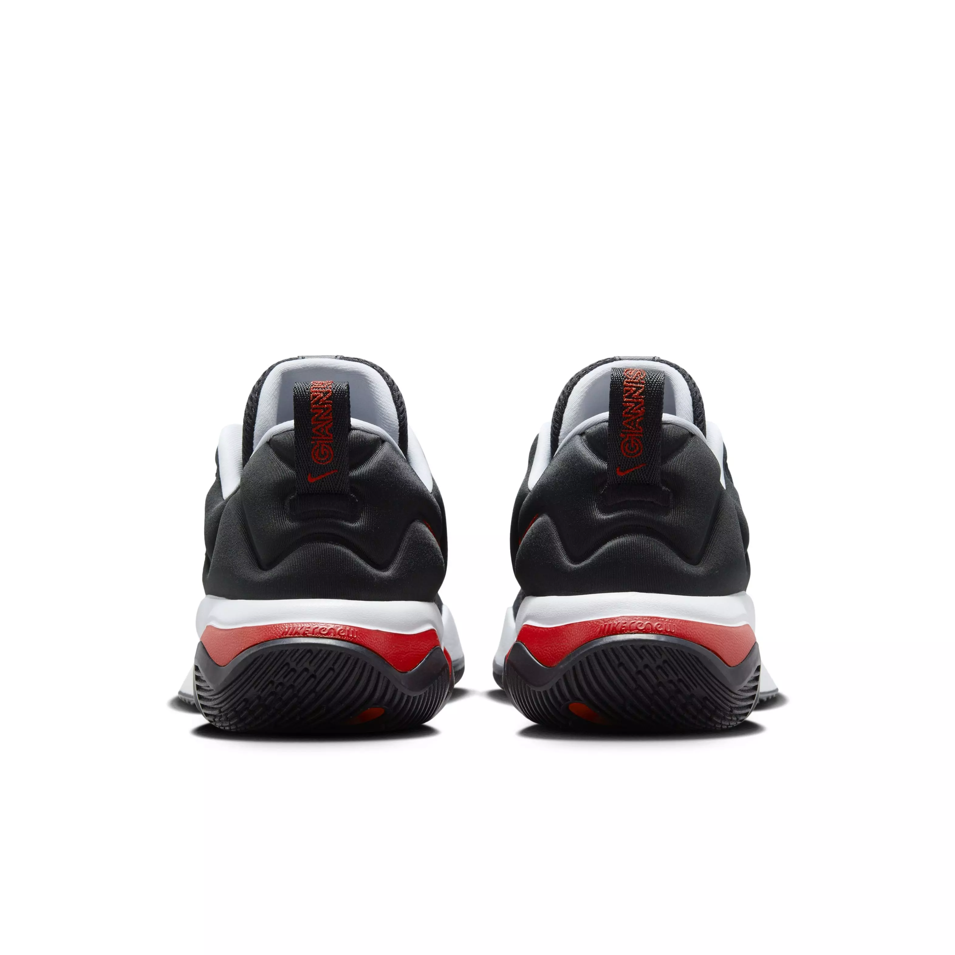 Nike Giannis Immortality 3 "Black/Pure Platinum/Wolf Grey/University Red" Men's Basketball Shoe - BLACK/PLATINUM/GREY/RED