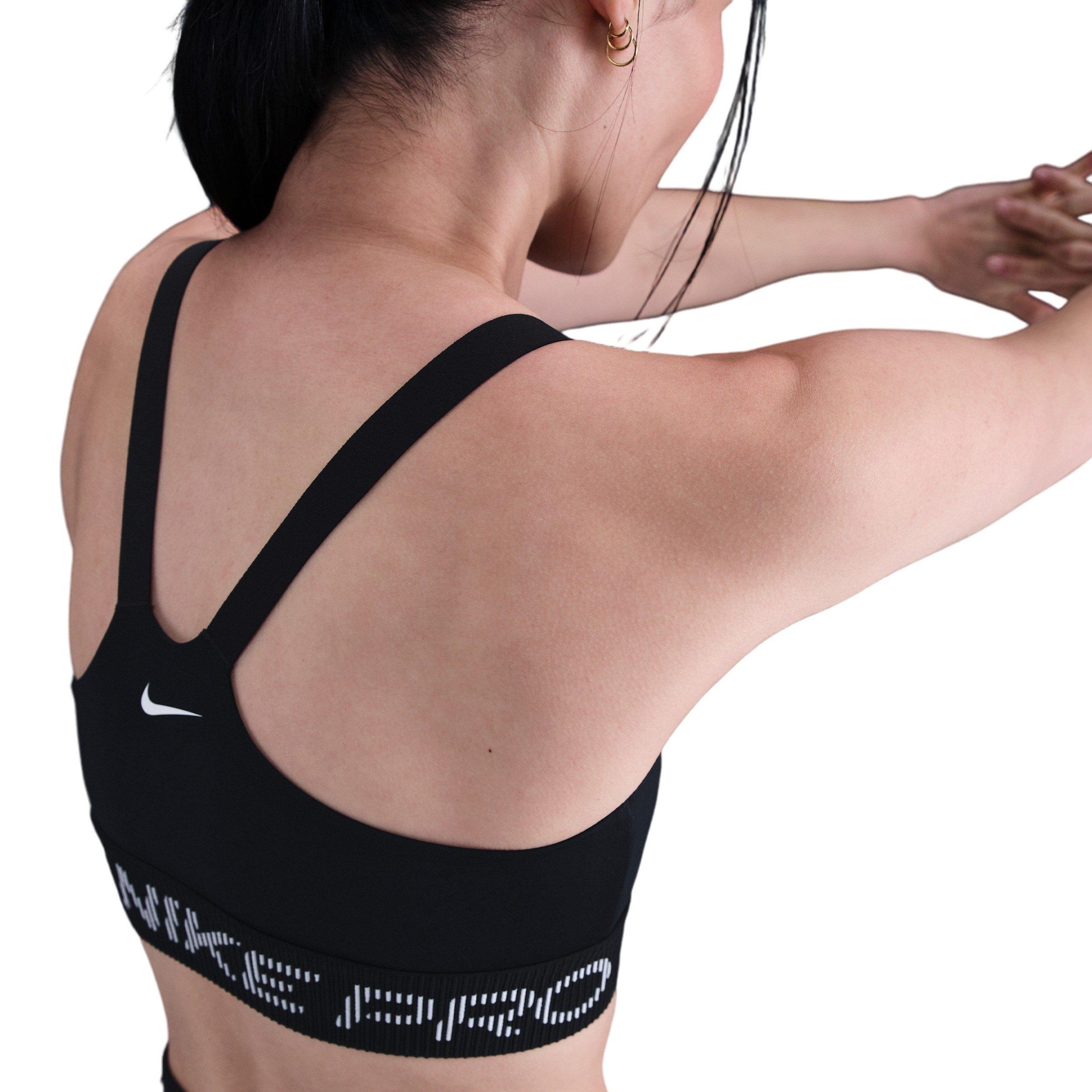 Nike Women's Pro Light-Support Non-Padded Sports Bra -Black - BLACK Thumbnail View 2