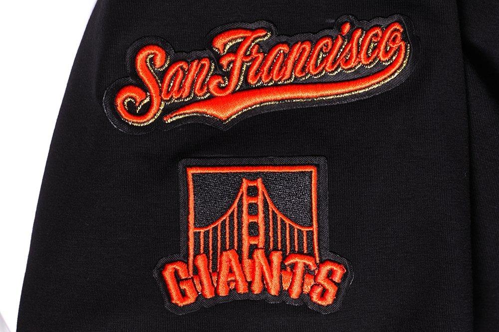 Pro Standard Women's MLB San Francisco Giants Mashup Boxy Tee - Black - BLACK Thumbnail View 6