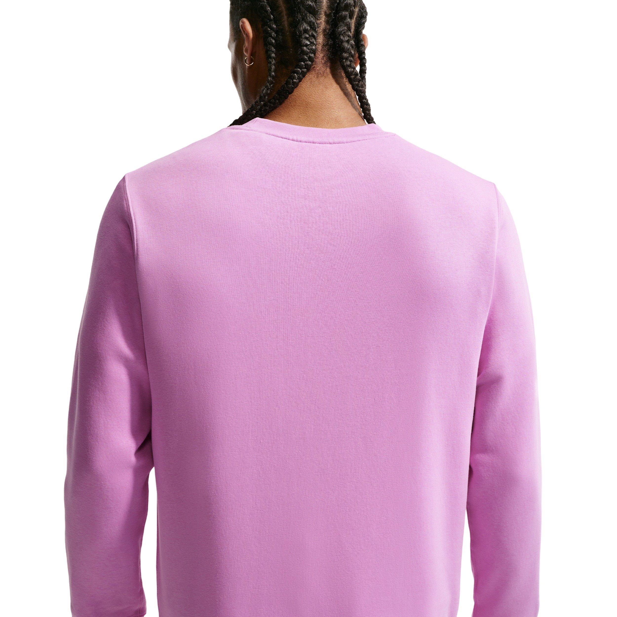 Nike Men's Club BB Fleece Crew - PURPLE Thumbnail View 2