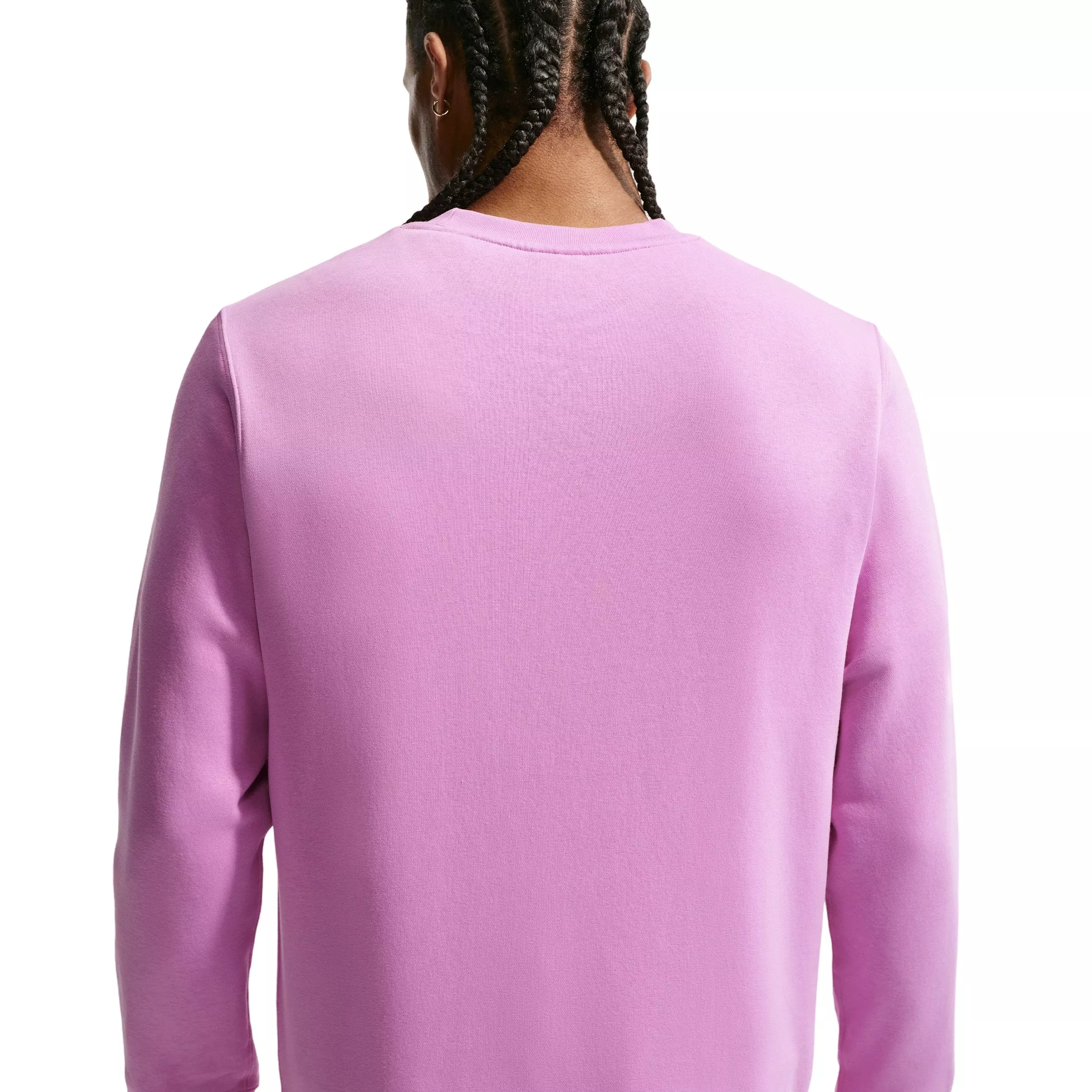 Nike Men's Club BB Fleece Crew - PURPLE