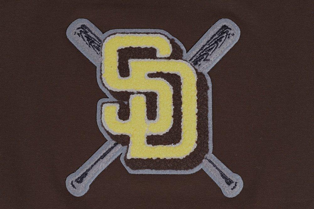 Pro Standard Women's MLB San Diego Padres Mashup Boxy Tee - Brown - BROWN Thumbnail View 5