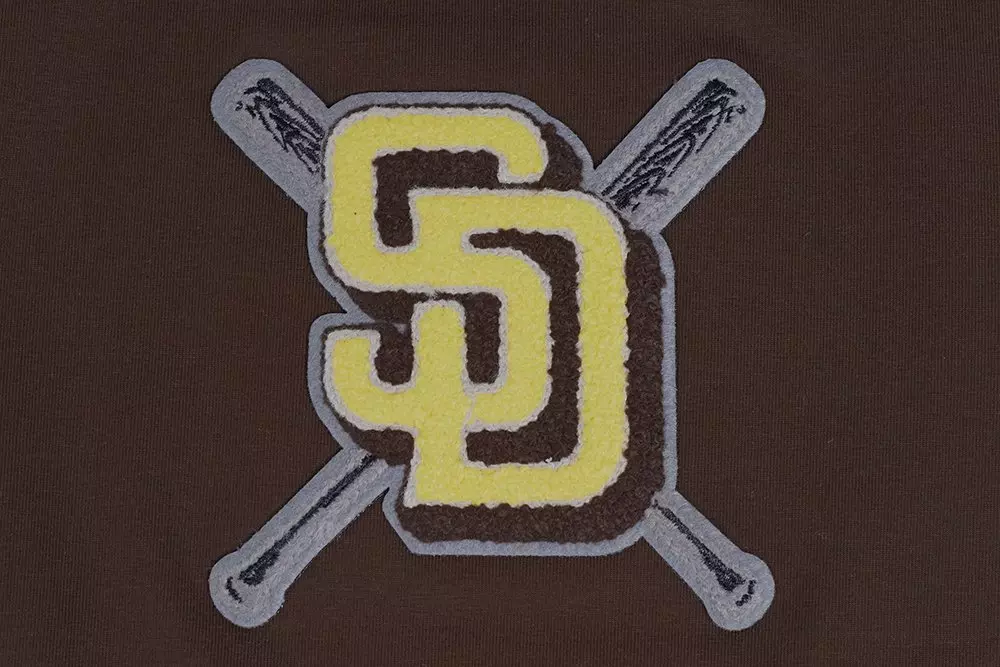 Pro Standard Women's MLB San Diego Padres Mashup Boxy Tee - Brown - BROWN