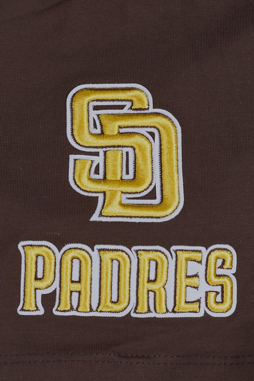 Pro Standard Women's MLB San Diego Padres Mashup Boxy Tee - Brown - BROWN Thumbnail View 6