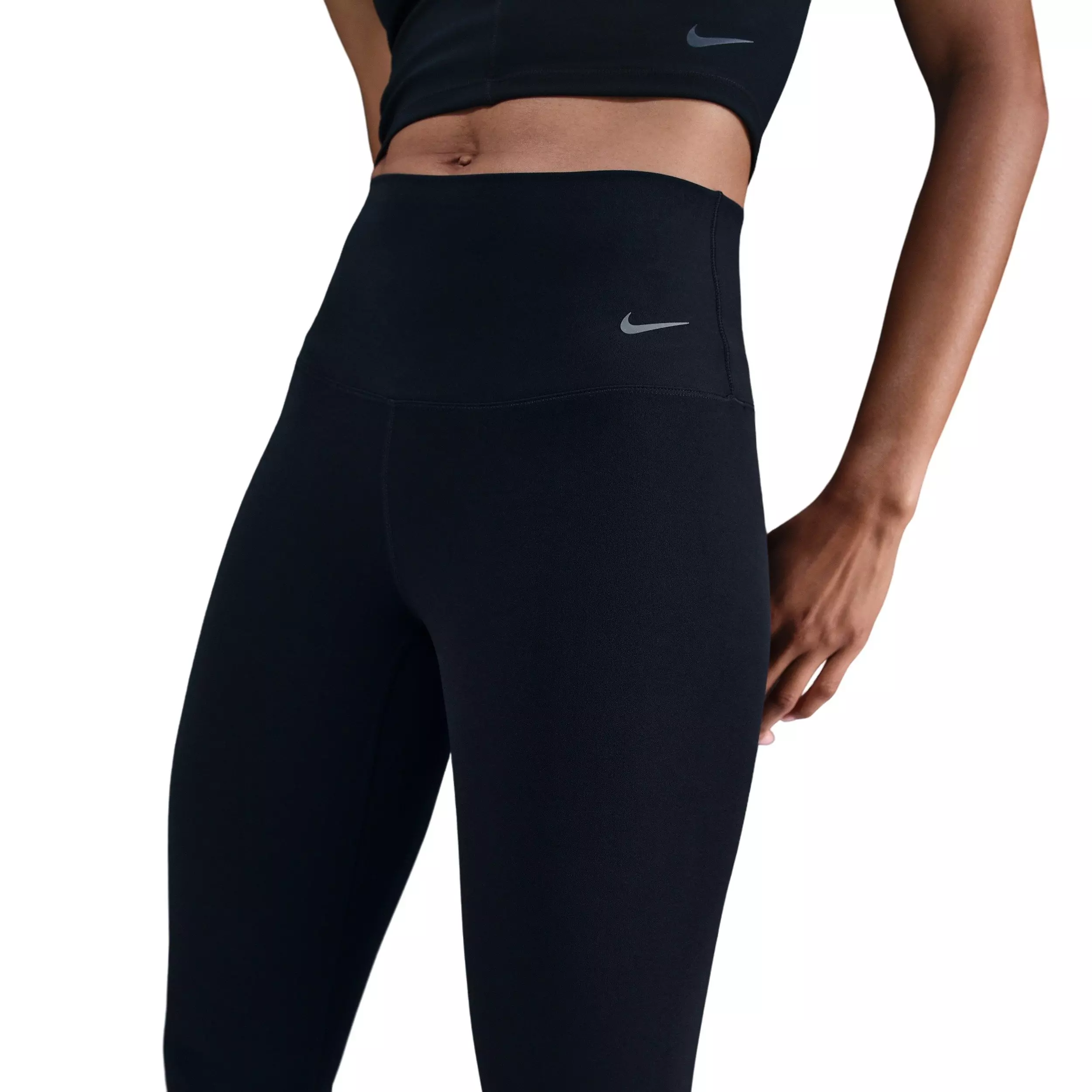 Nike Women's Zenvy Gentle-Support High-Waisted Capri Leggings - Black - BLACK