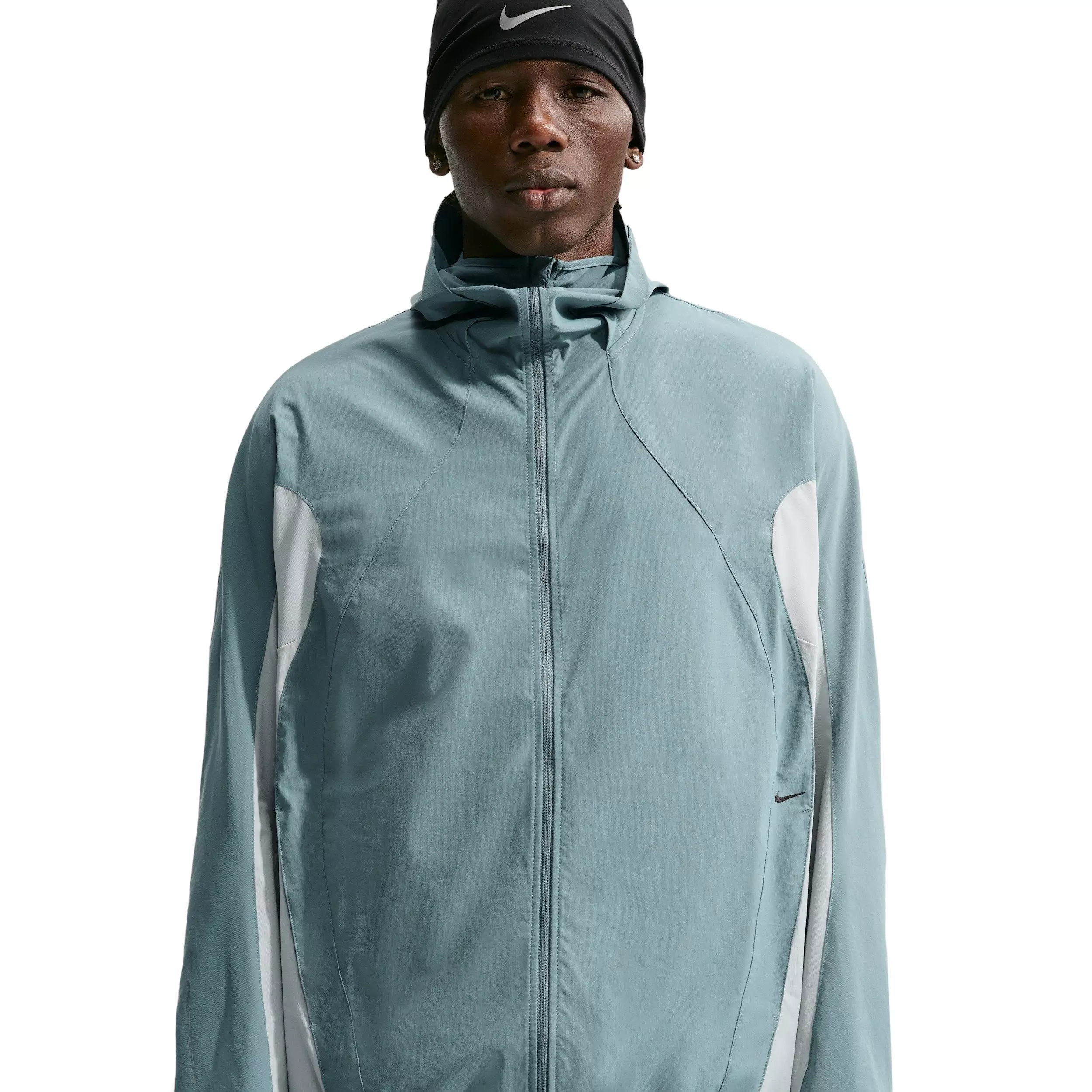 Nike Men's Dri-FIT Tech Helios Jacket - MINERAL SLATE/LT PUMICE
