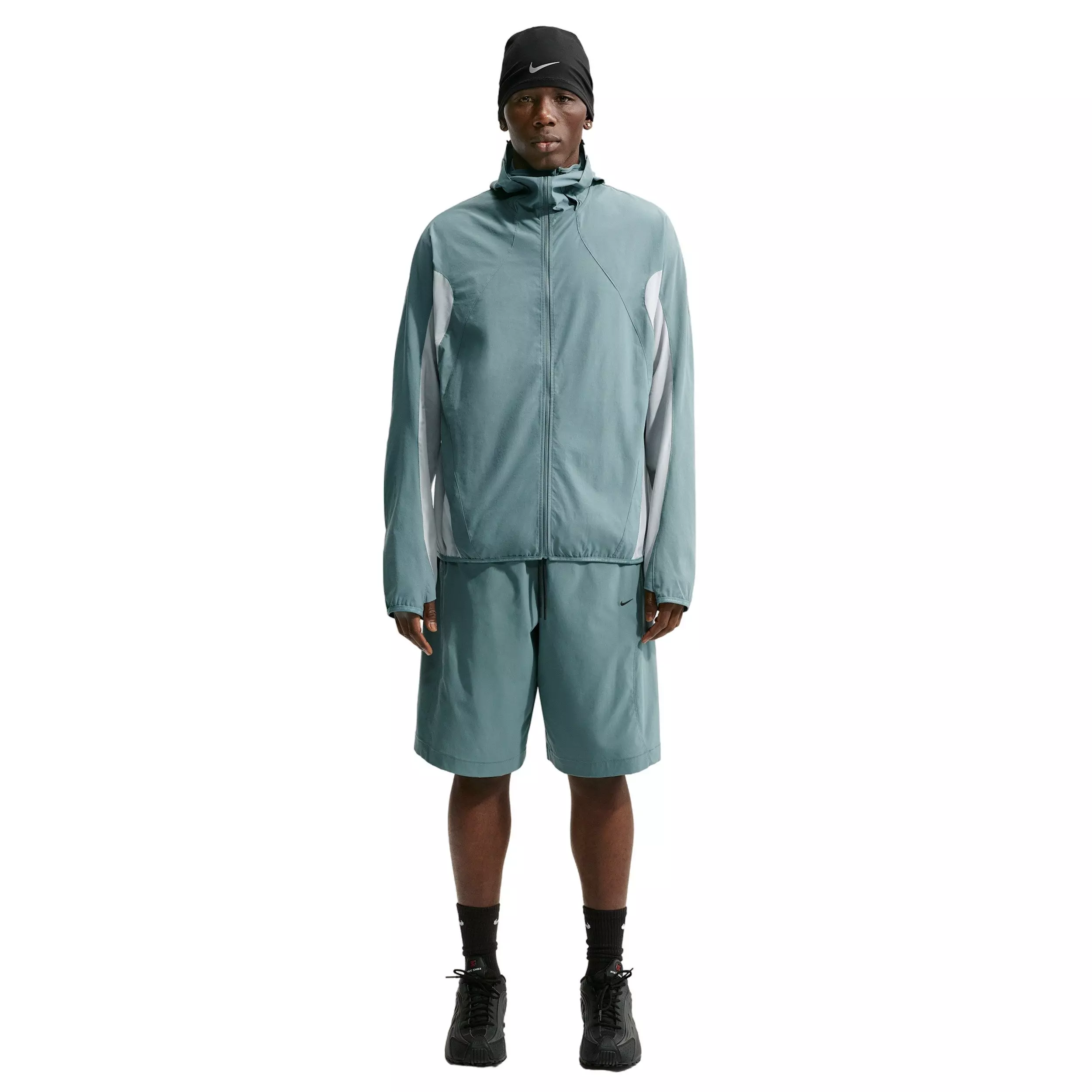 Nike Men's Dri-FIT Tech Helios Jacket - MINERAL SLATE/LT PUMICE