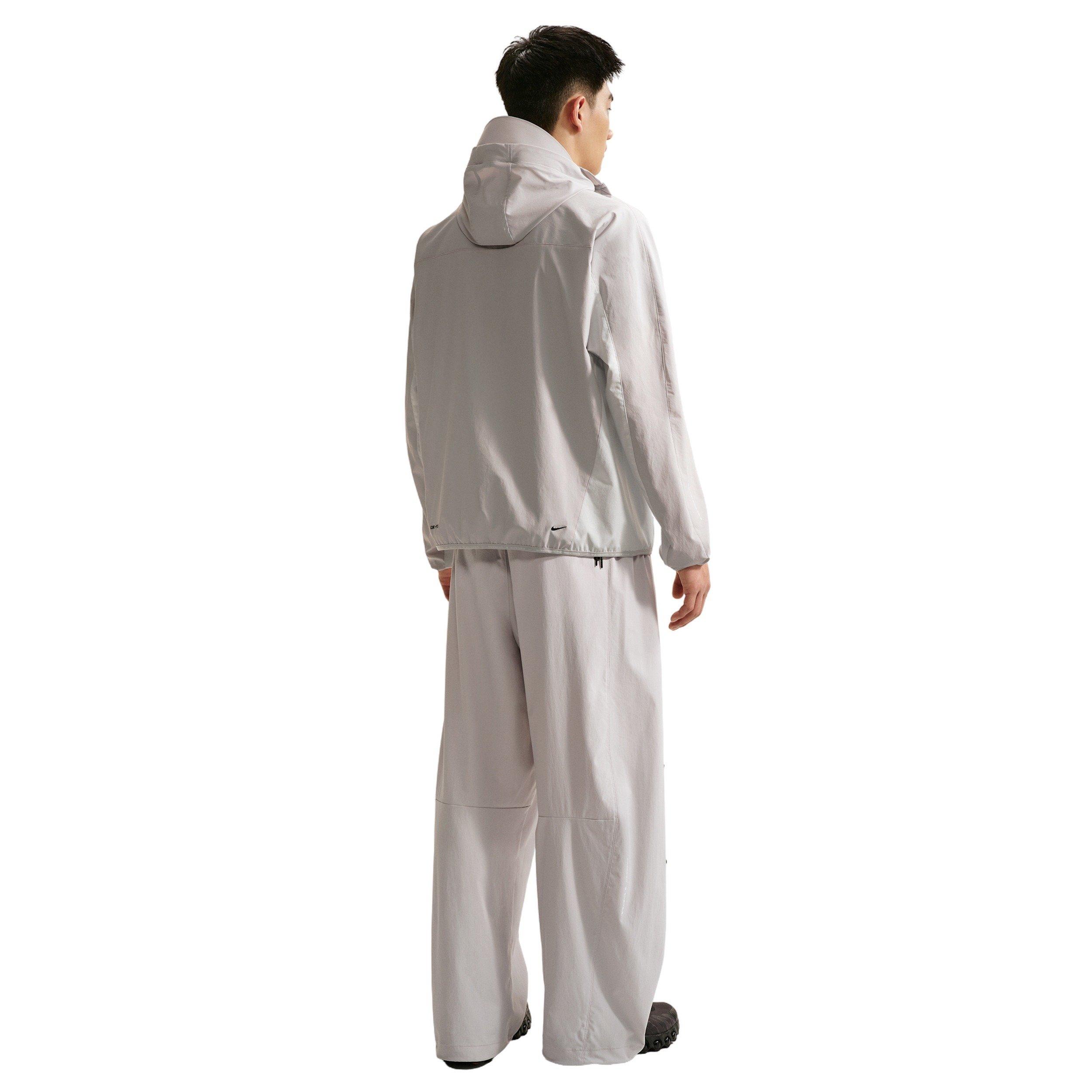 Nike Men's Dri-FIT Tech Helios Jacket - GREY FOG/OFF WHITE