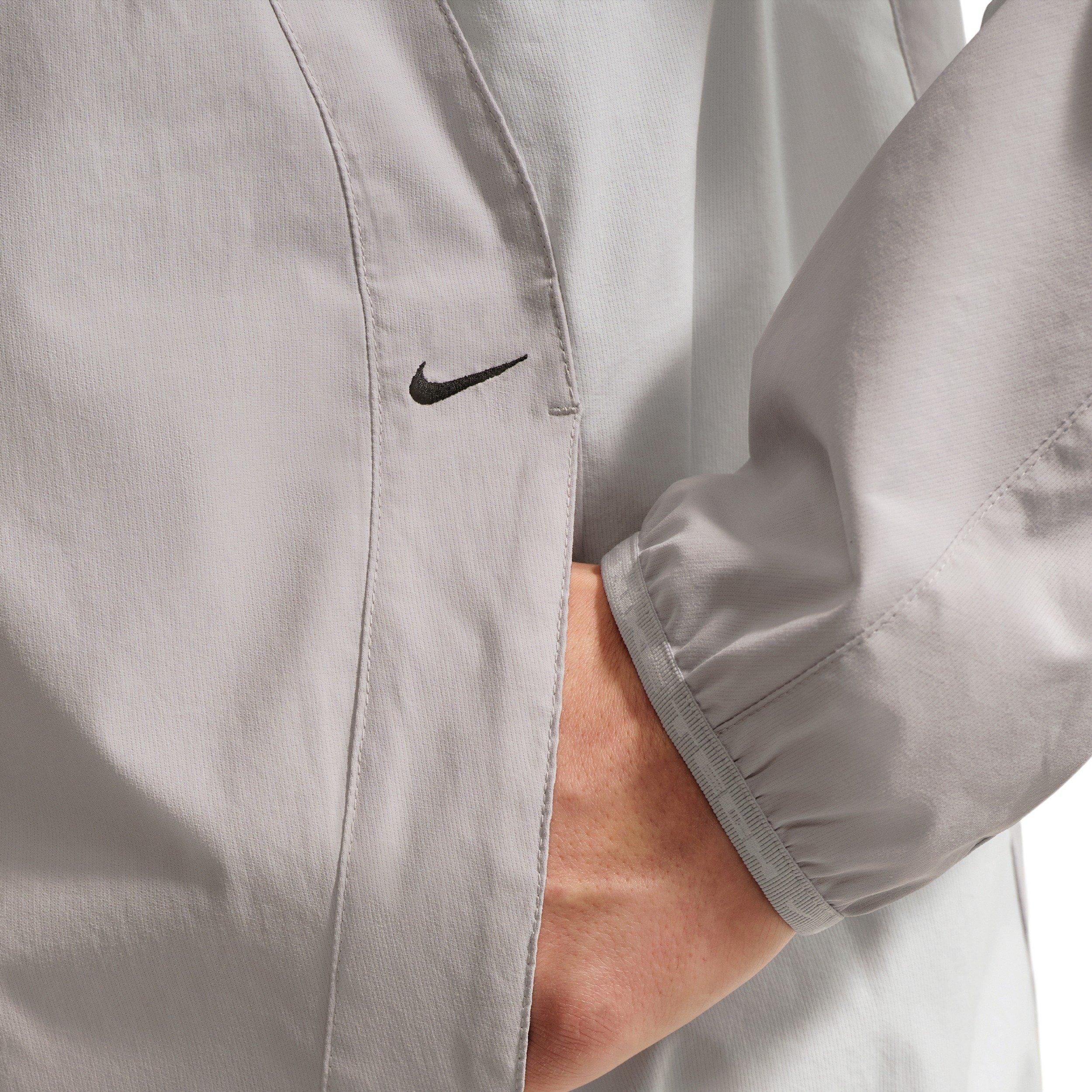 Nike Men's Dri-FIT Tech Helios Jacket - GREY FOG/OFF WHITE