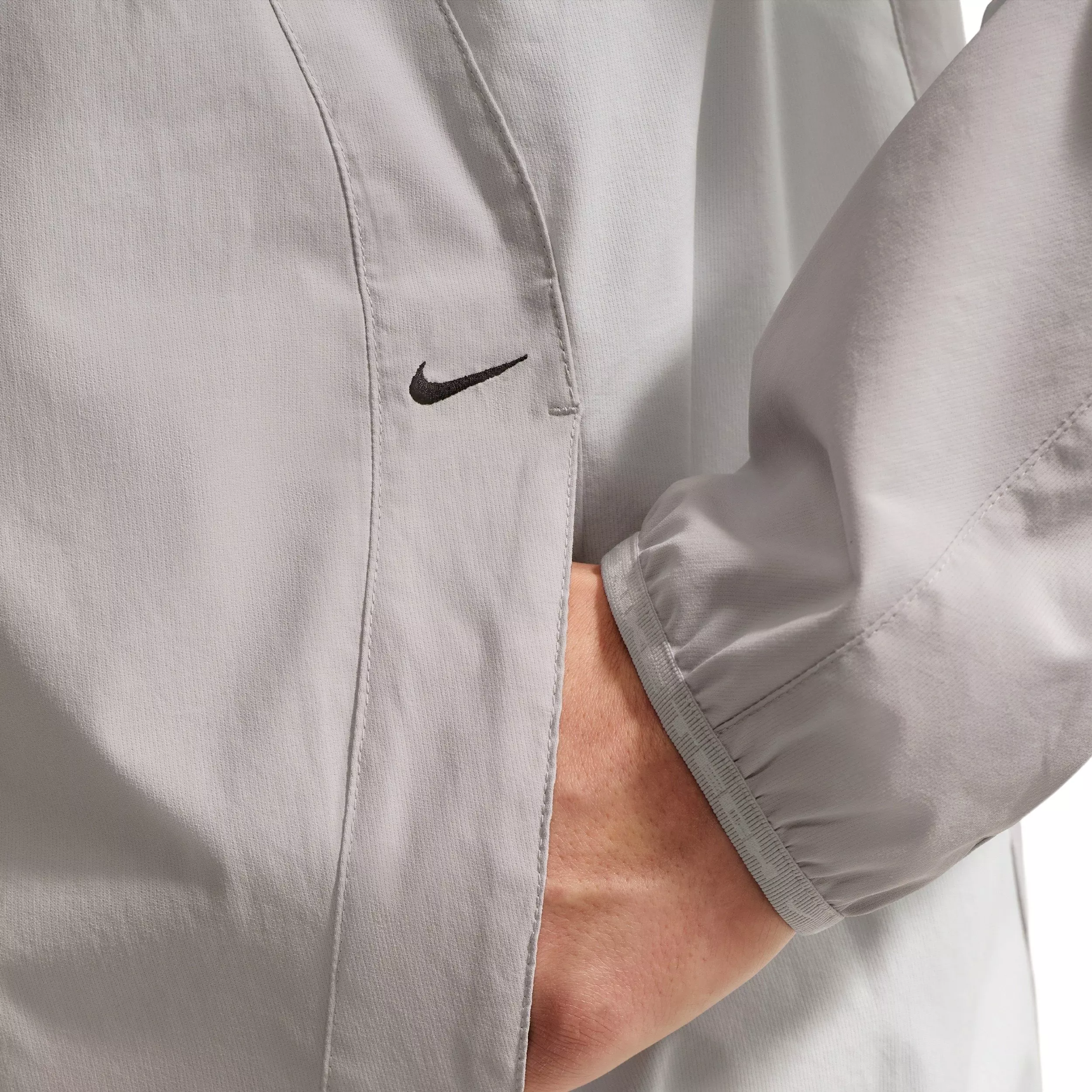 Nike Men's Dri-FIT Tech Helios Jacket - GREY FOG/OFF WHITE